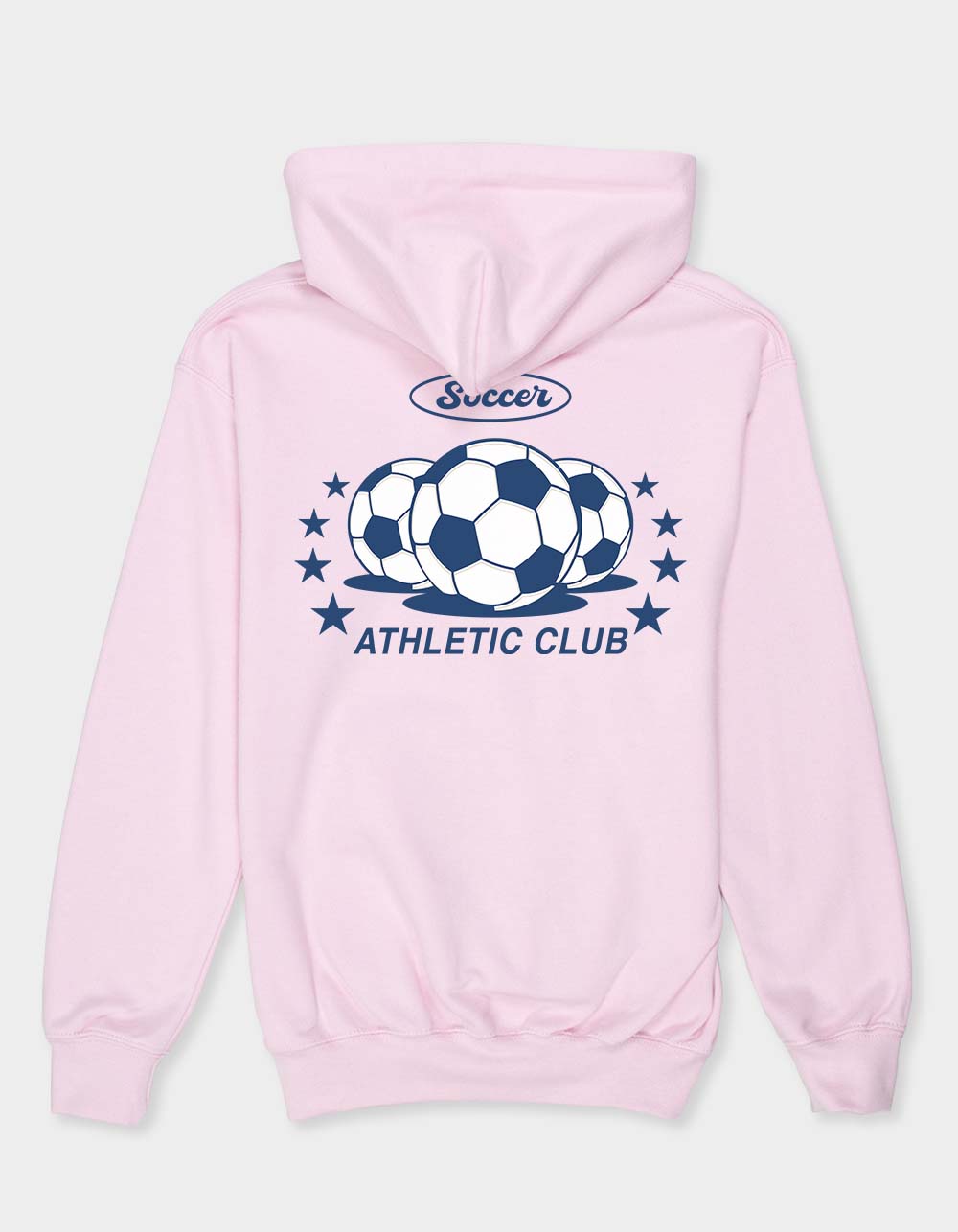 SOCCER Athletic Club Unisex Kids Hoodie - LIGHT PINK