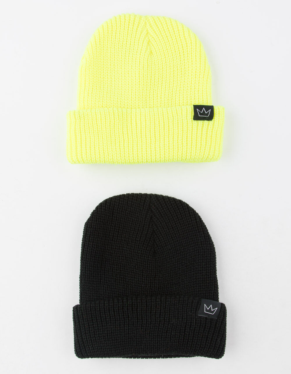 Yellow \u0026 Black Mens Beanies - BLKCO - BCBL