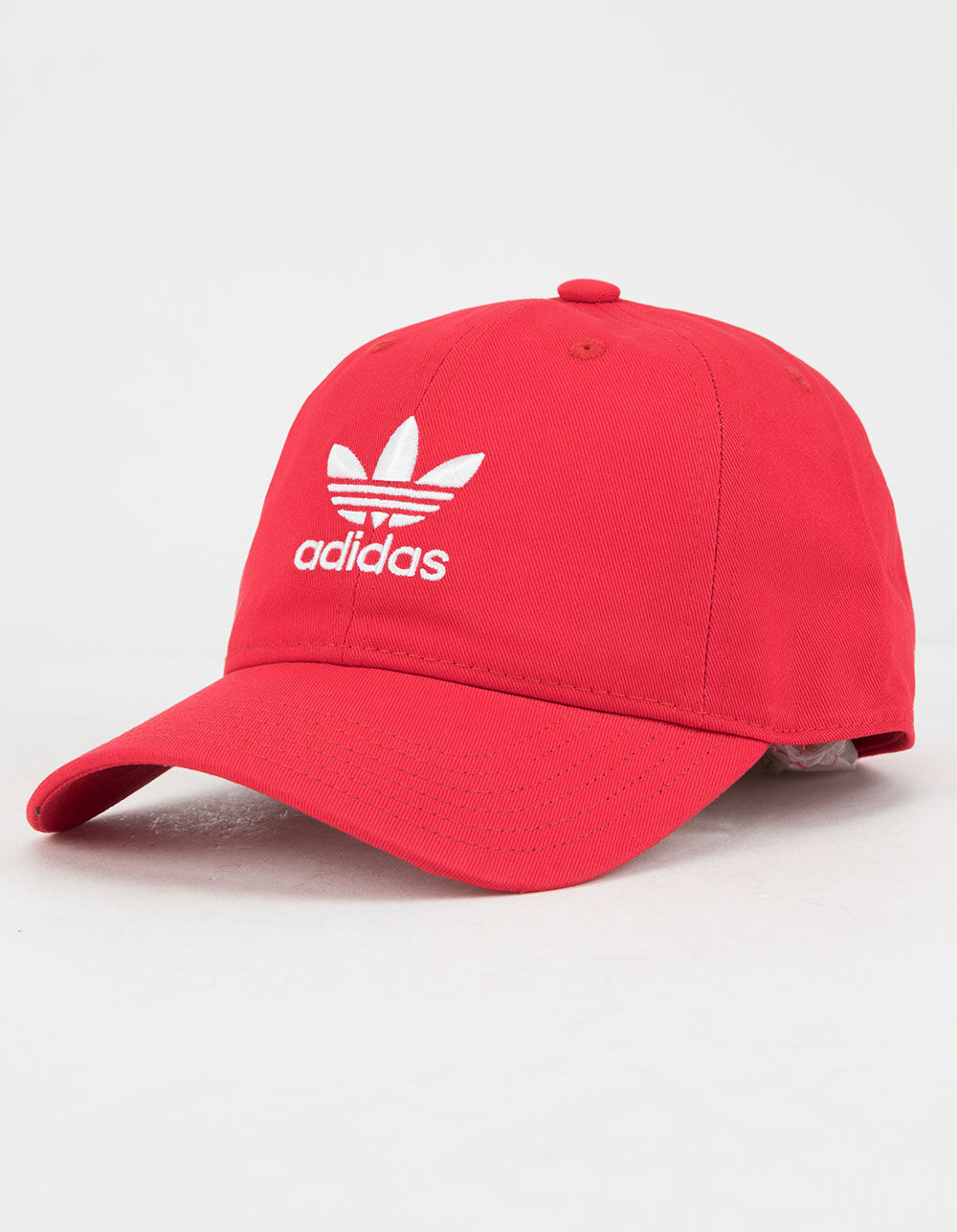 ADIDAS Originals Relaxed Red & White Womens Strapback Hat image number 0