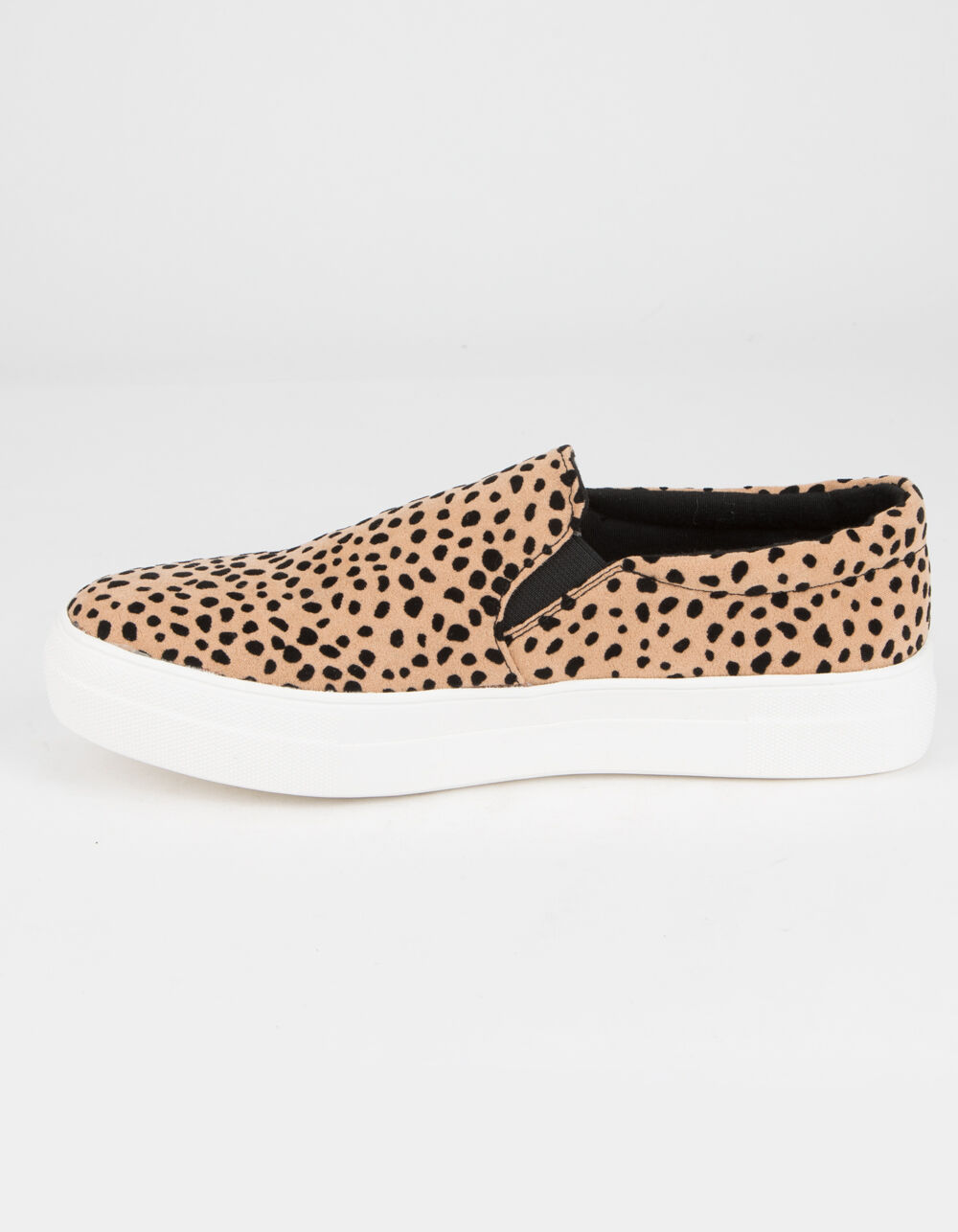 SODA Platform Womens Leopard Slip-On Shoes image number 3