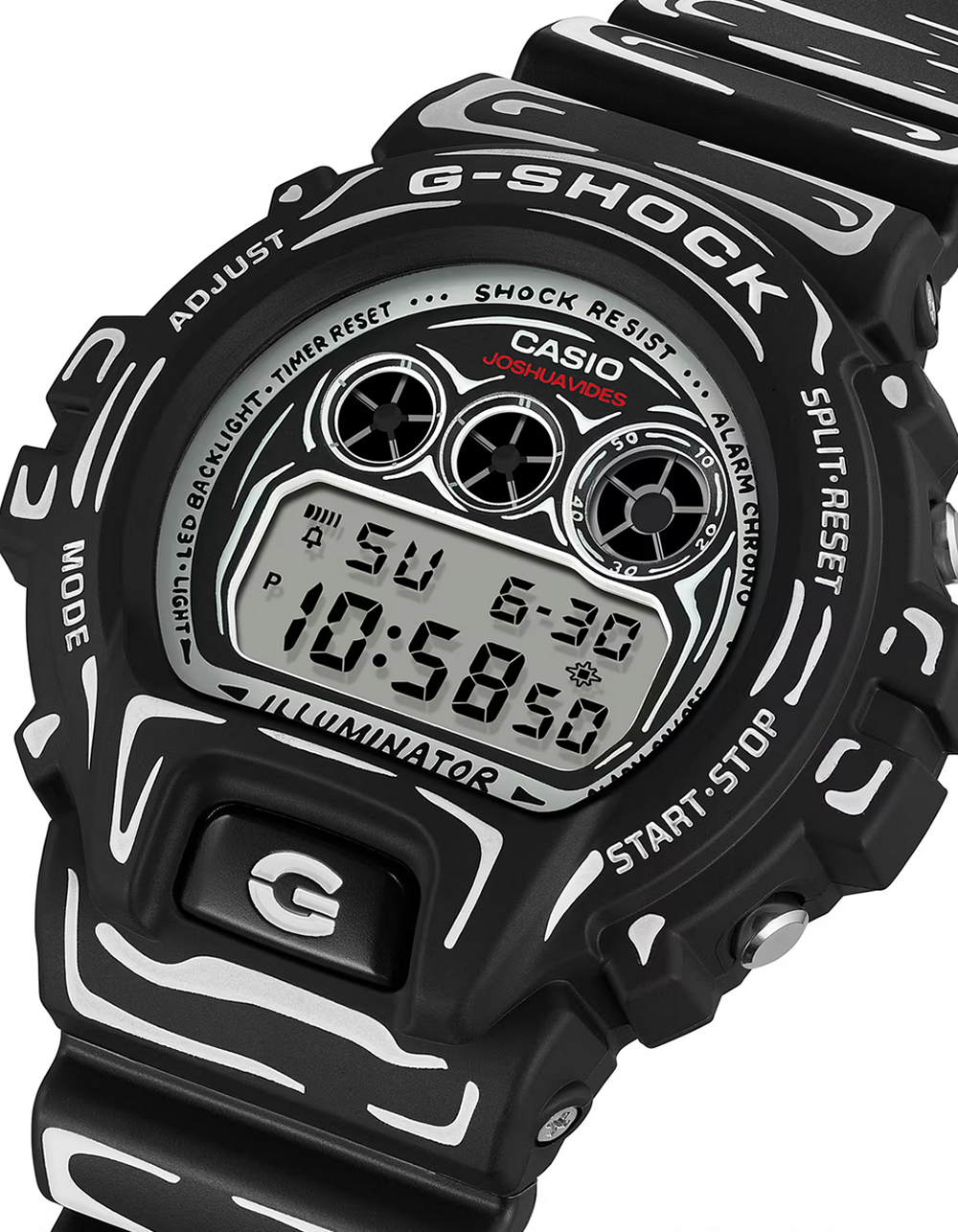 G-SHOCK DW6900JV-1 Watch - BLK/WHT