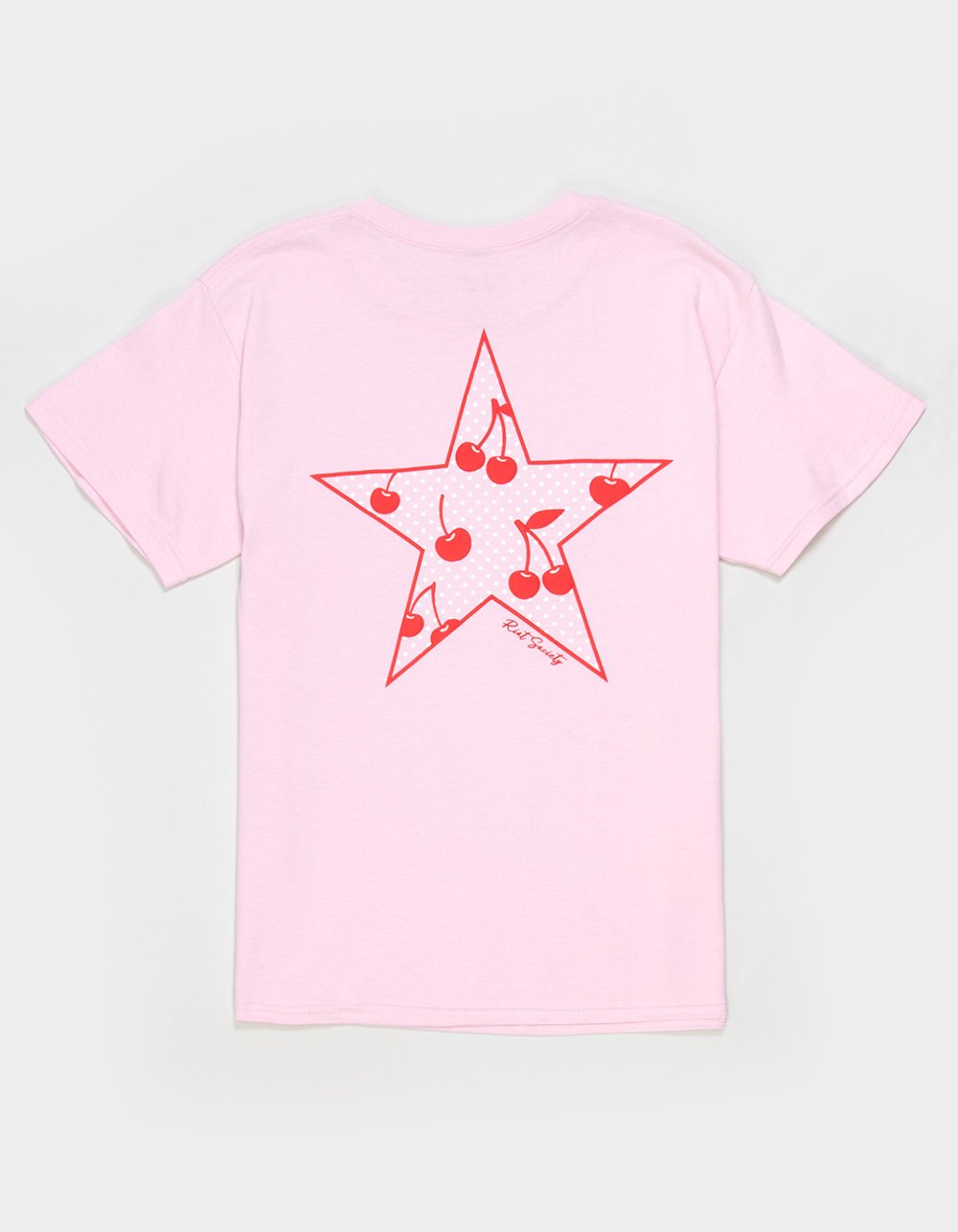 RIOT SOCIETY Cherry Dot Girls Tee - PINK