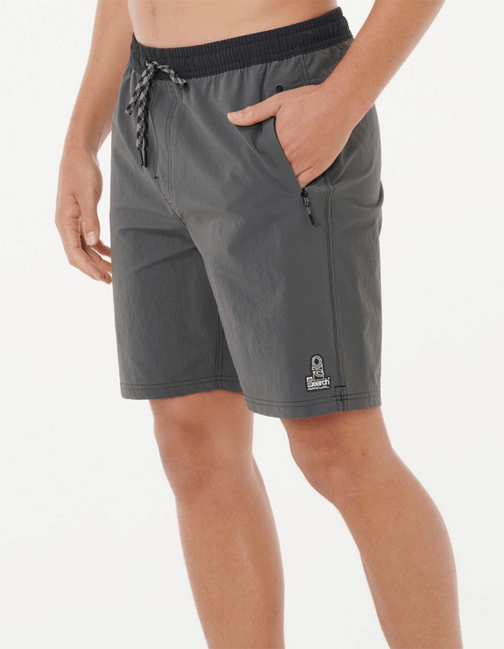 RIP CURL The Search Volley 19" Mens Boardshorts - DARK GRAY