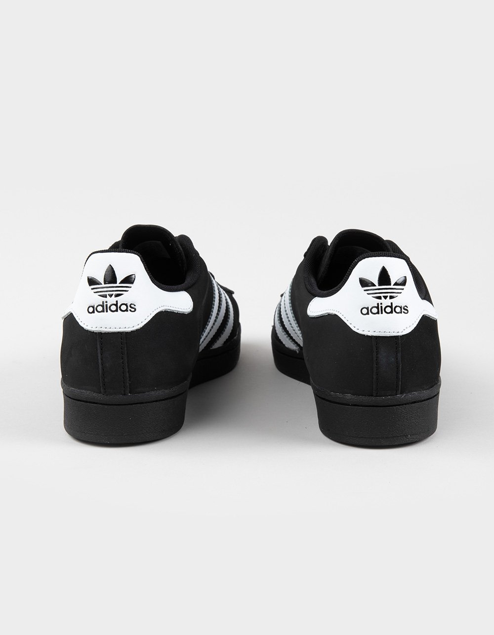 ADIDAS Superstar ADV Nubuck Shoes - CORE BLACK/FOOTWEAR WHITE/GOLD