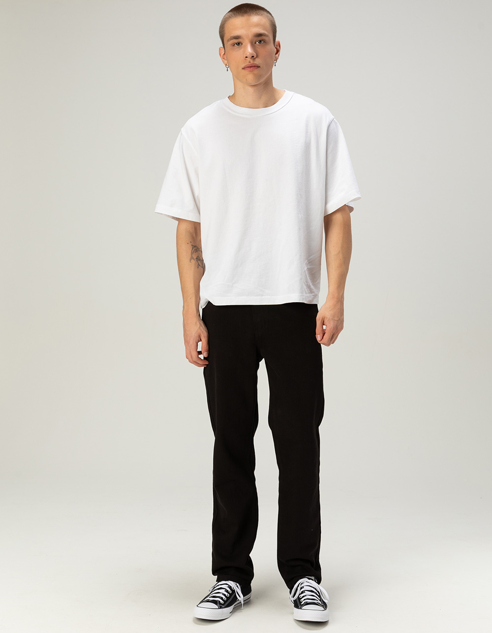 RSQ Mens Slim Straight Jeans - BLACK DENIM