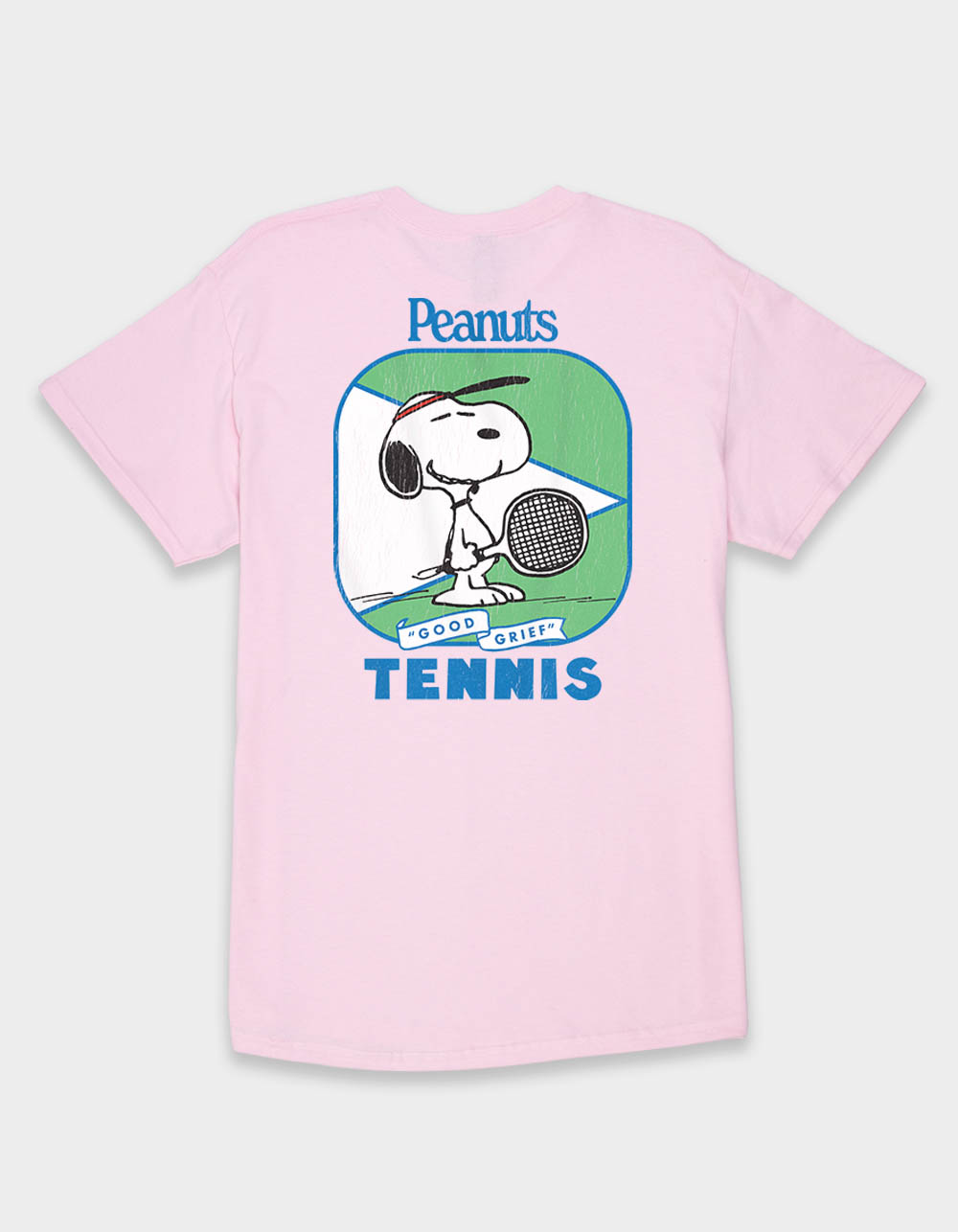 PEANUTS Snoopy Tennis Unisex Tee - LIGHT PINK