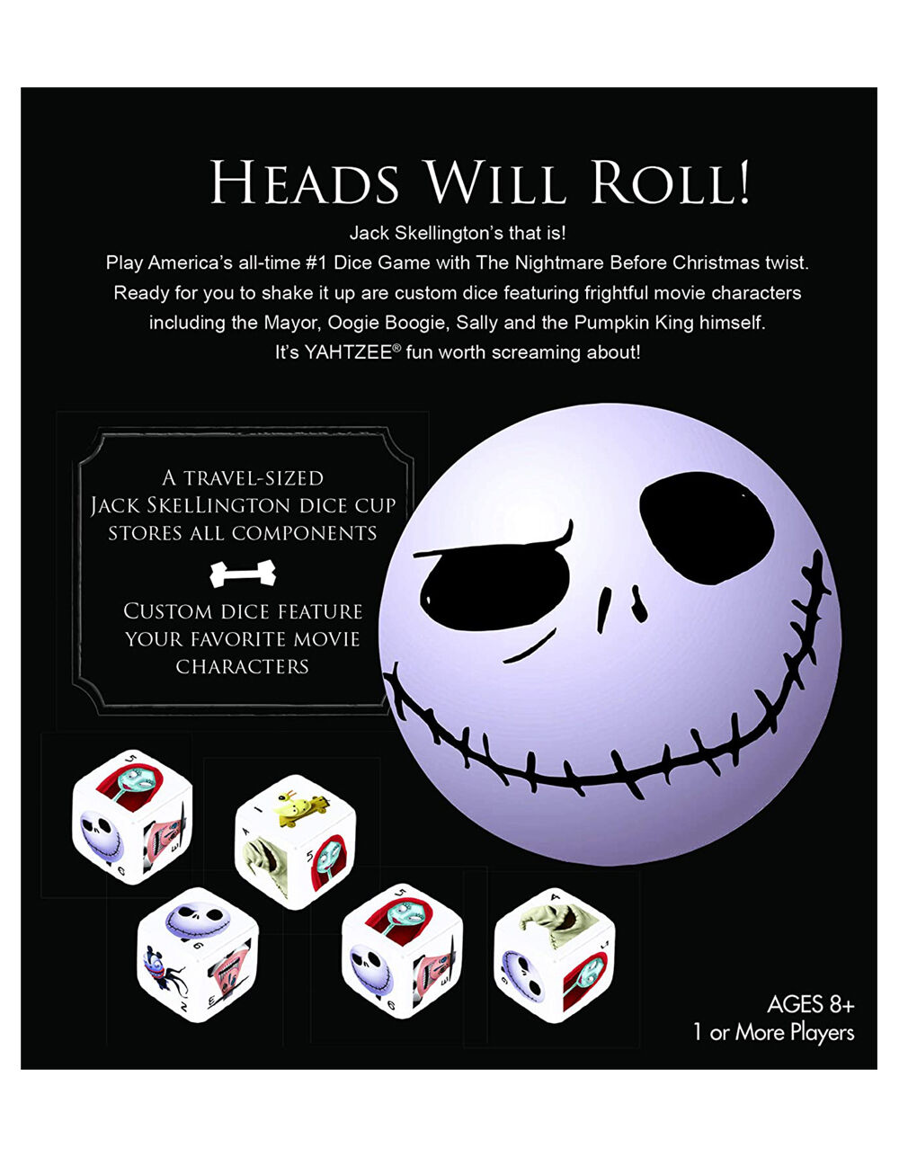 USAOPOLY Yahtzee The Nightmare Before Christmas Dice Game - MULTI | Tillys