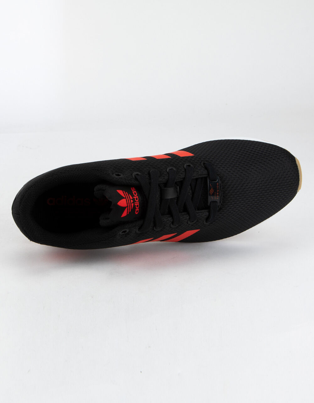 ADIDAS ZX Flux Black & Red Shoes image number 2