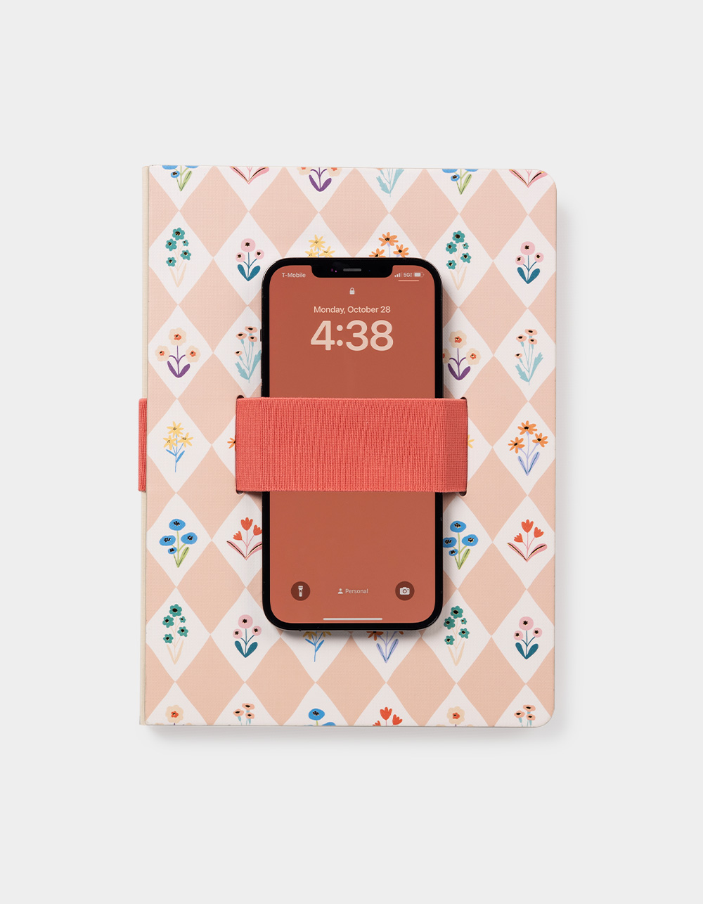 STUDIO OH! Meadow Lane Casey Notebook With Phone Loop - MULTI