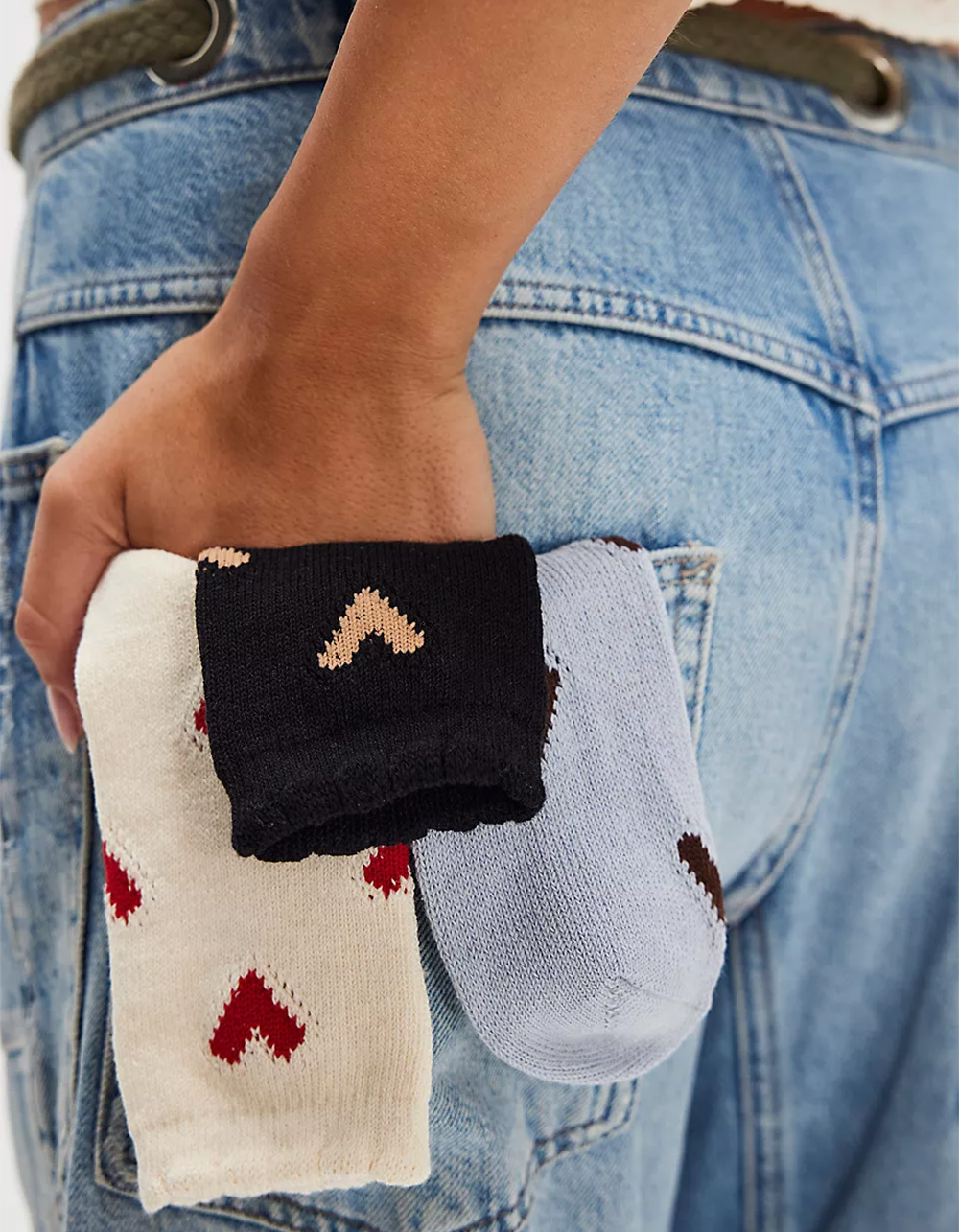 FREE PEOPLE Cupids Bow Womens Socks