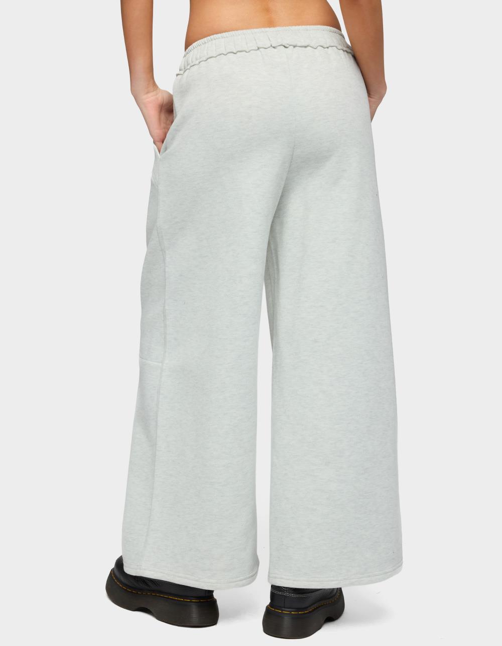 EDIKTED Petite Kori Oversized Sweatpants - GRAY