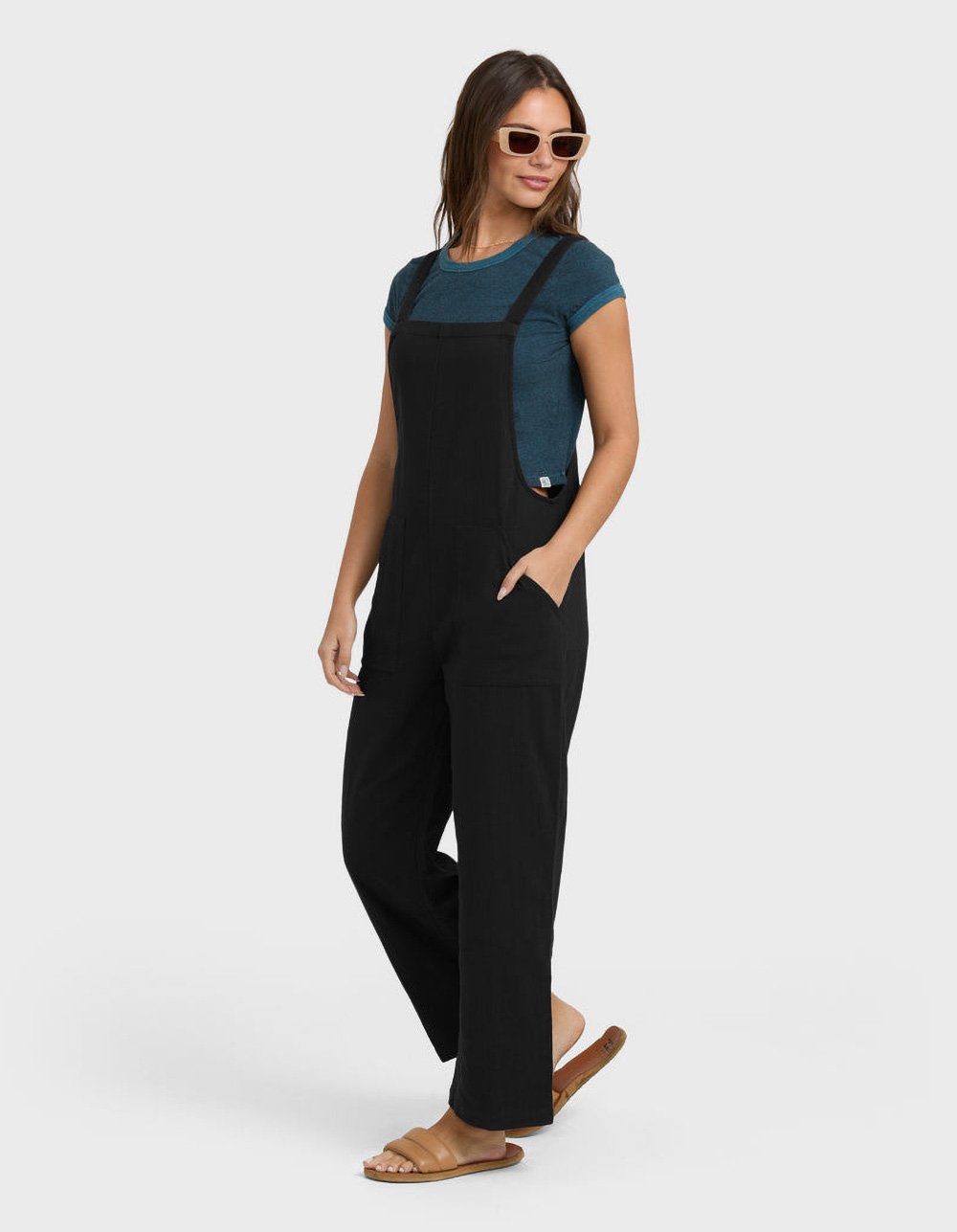 BILLABONG Pacific Time Womens Jumpsuit - OFF-BLACK