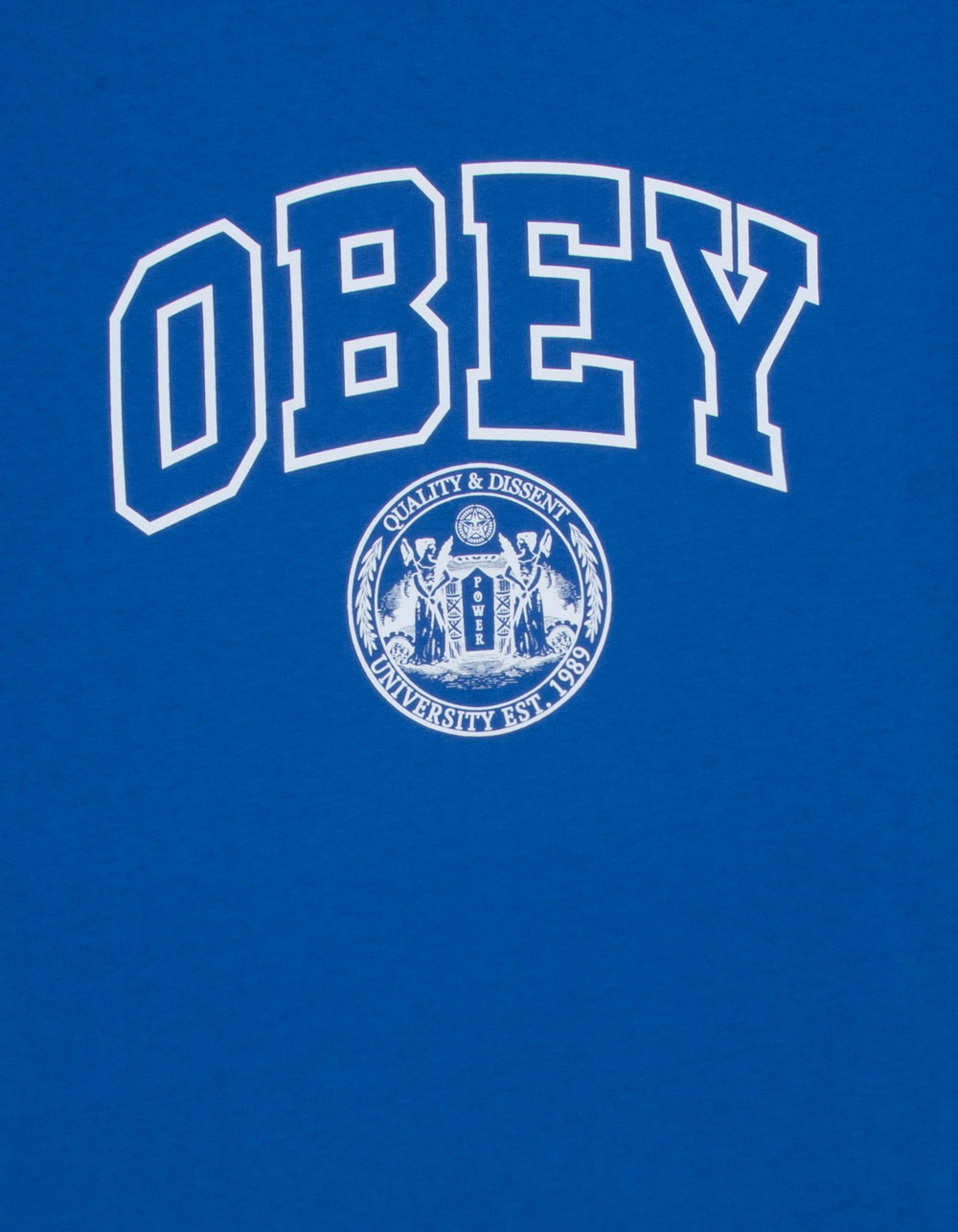 OBEY University Mens Boxy Tee - BLUE