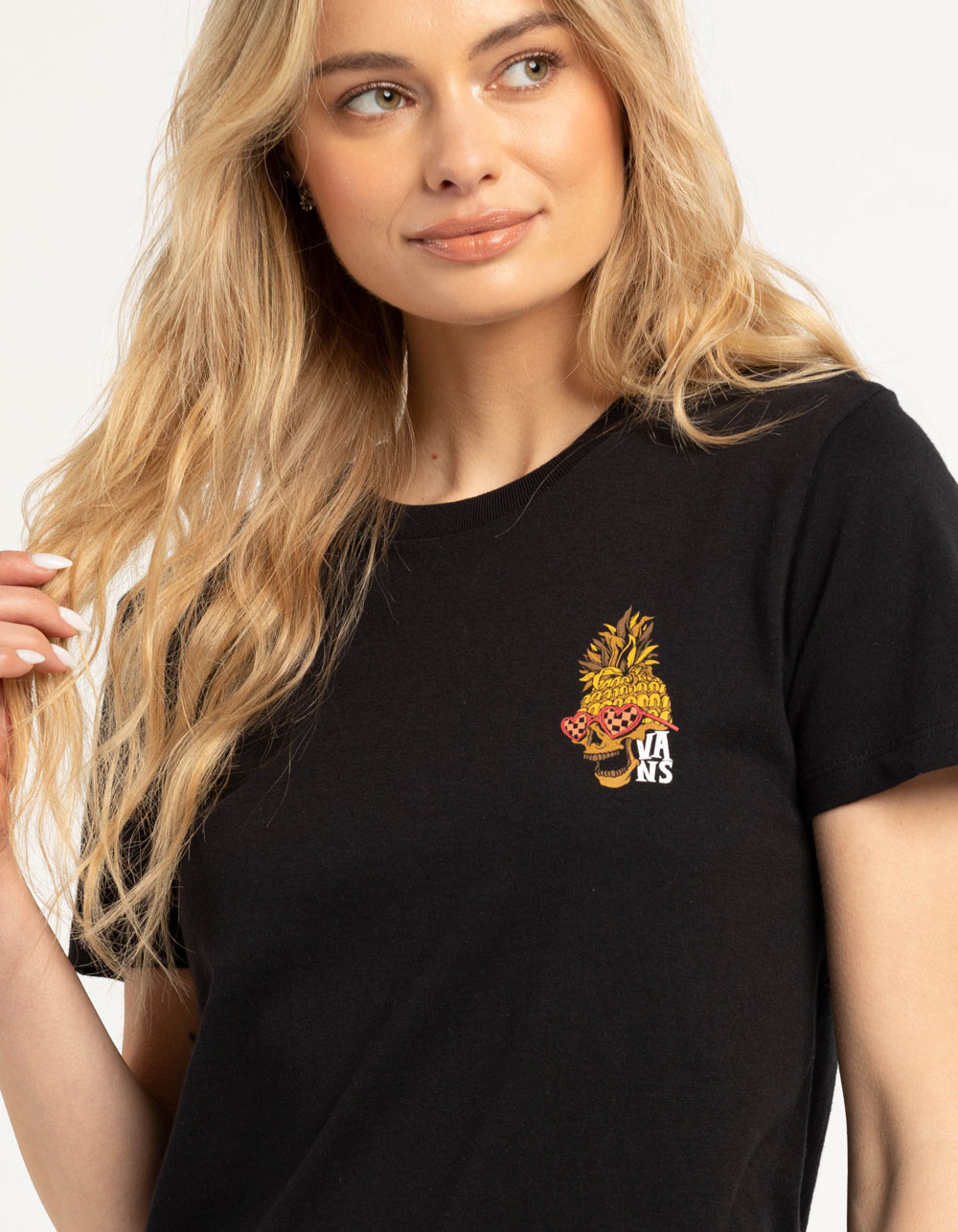 VANS Pine Head Womens Tee BLACK Tillys