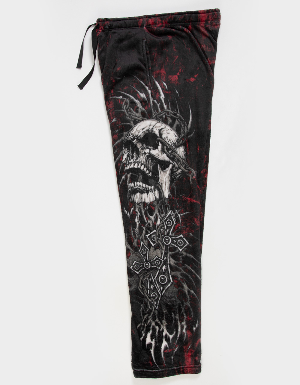 AFFLICTION Decimation Mens Lounge Pants - RED COMBO