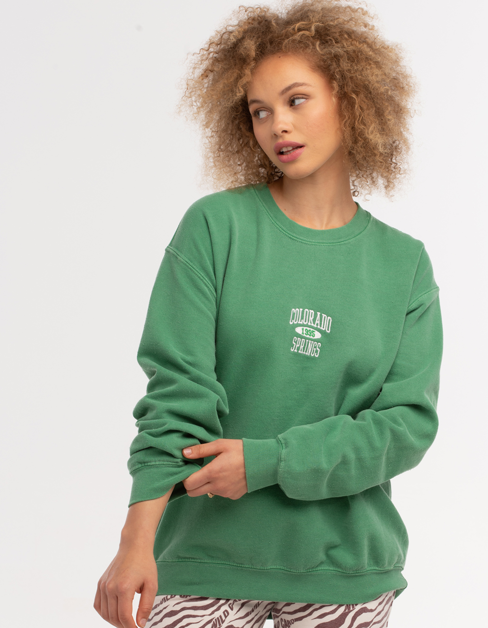 BDG Urban Outfitters Colorado Springs Womens Sweatshirt - GREEN | Tillys