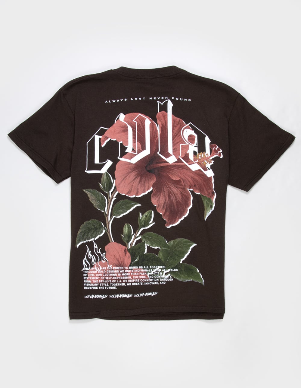 CVLA Petals Of Chaos Boys Tee - BROWN