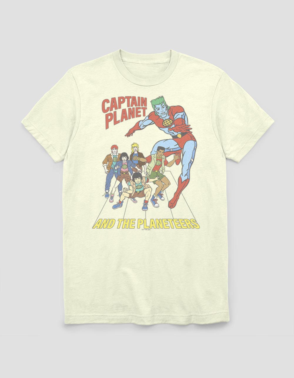 CAPTAIN PLANET Planeteers United Unisex Tee - NATURAL | Tillys