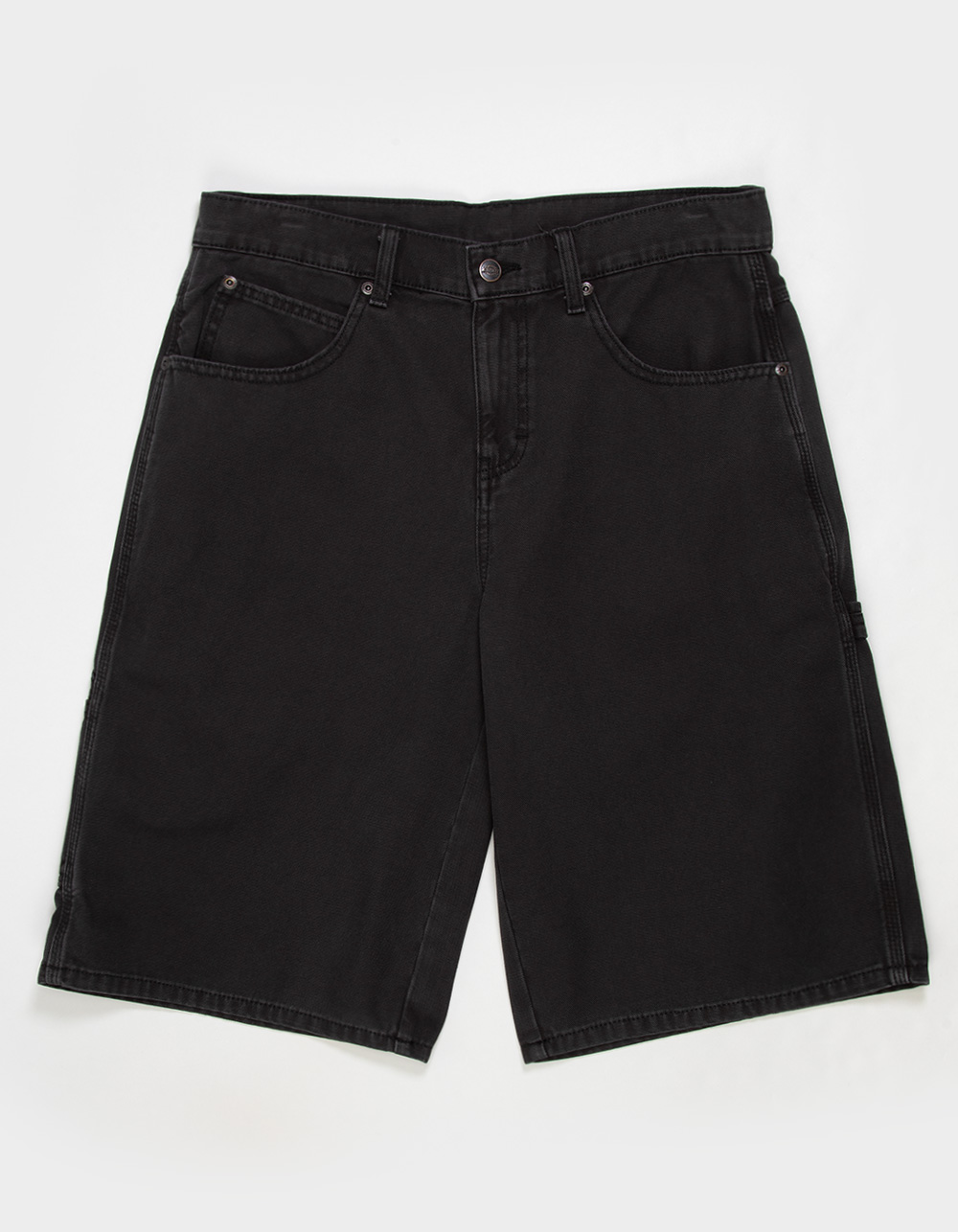 DICKIES Relaxed Worn Mens Carpenter Shorts - WASHED BLACK