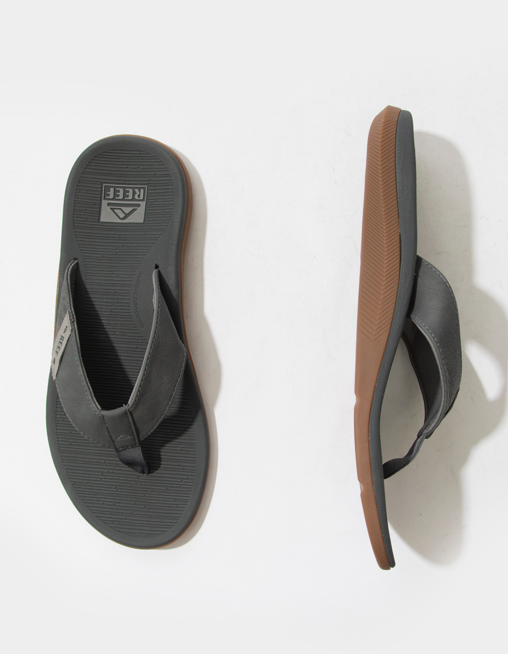 REEF Santa Ana Mens Flip Flops - GRAY