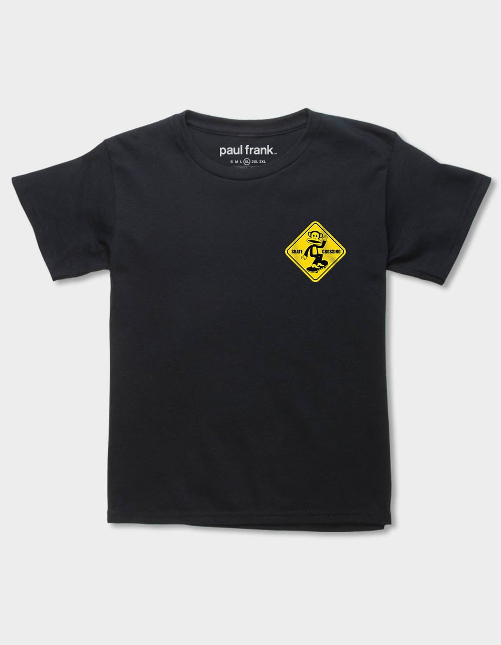 PAUL FRANK Skate Crossing Boys Tee - BLACK