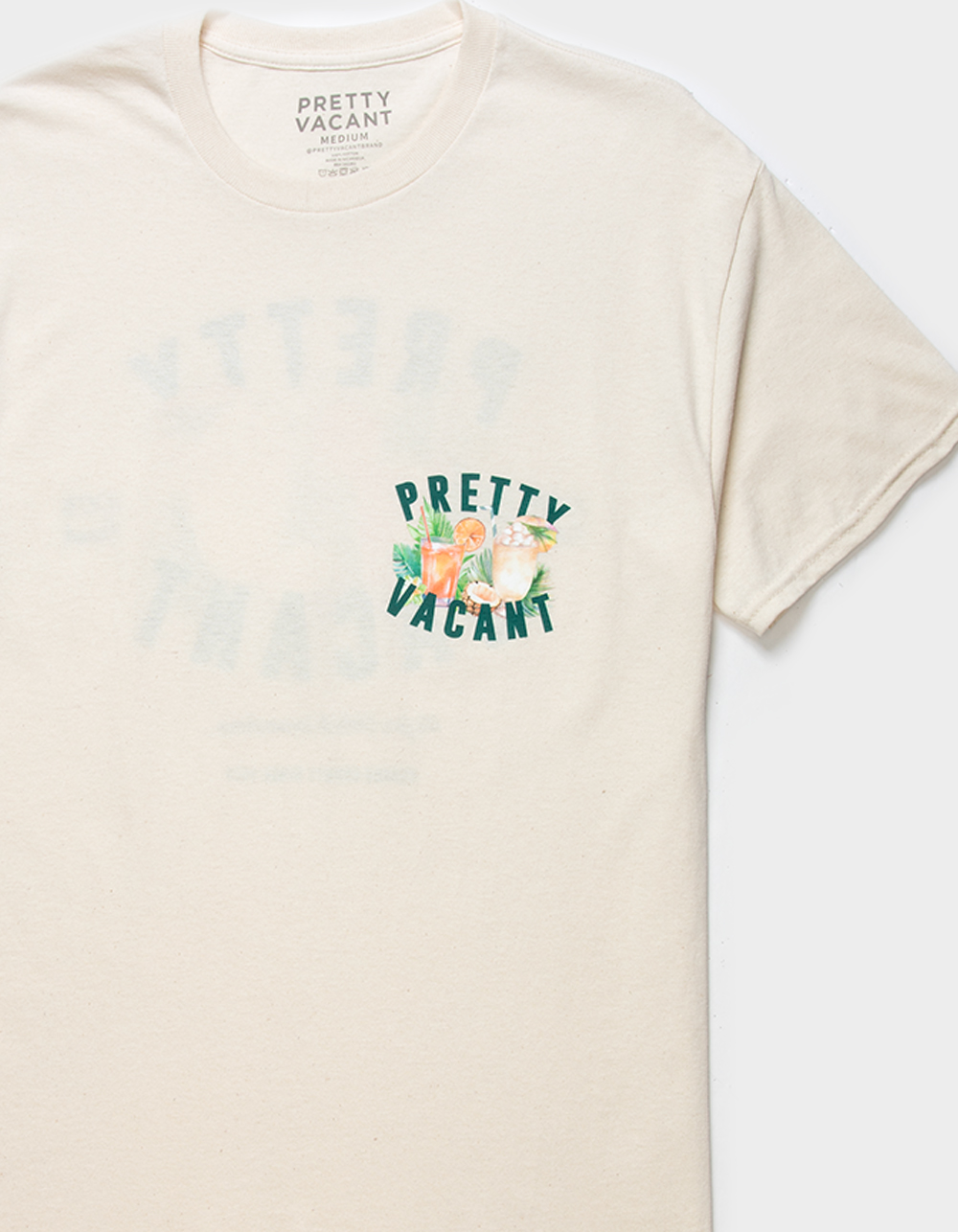 PRETTY VACANT Vacation Mens Tee - NATURAL