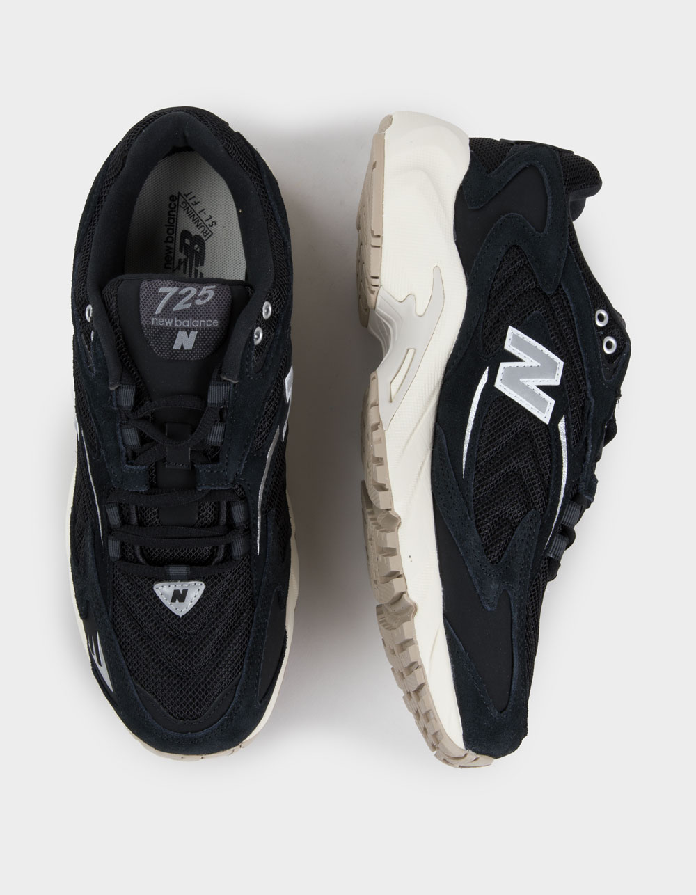 NEW BALANCE 725V1 Shoes - BLK/SILVER