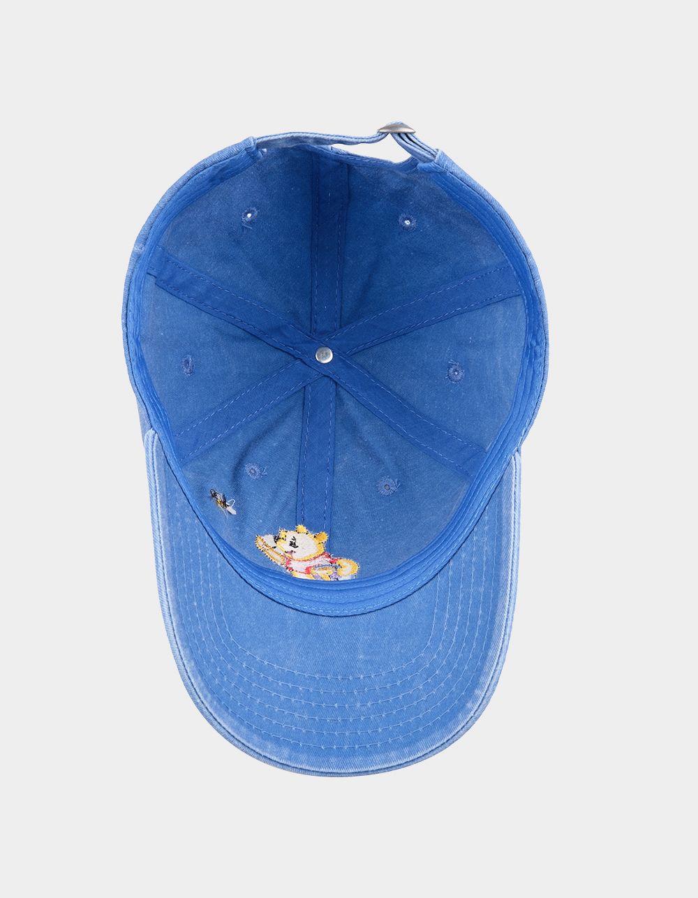 WINNIE THE POOH Embroidered Denim Cap - LIGHT BLUE