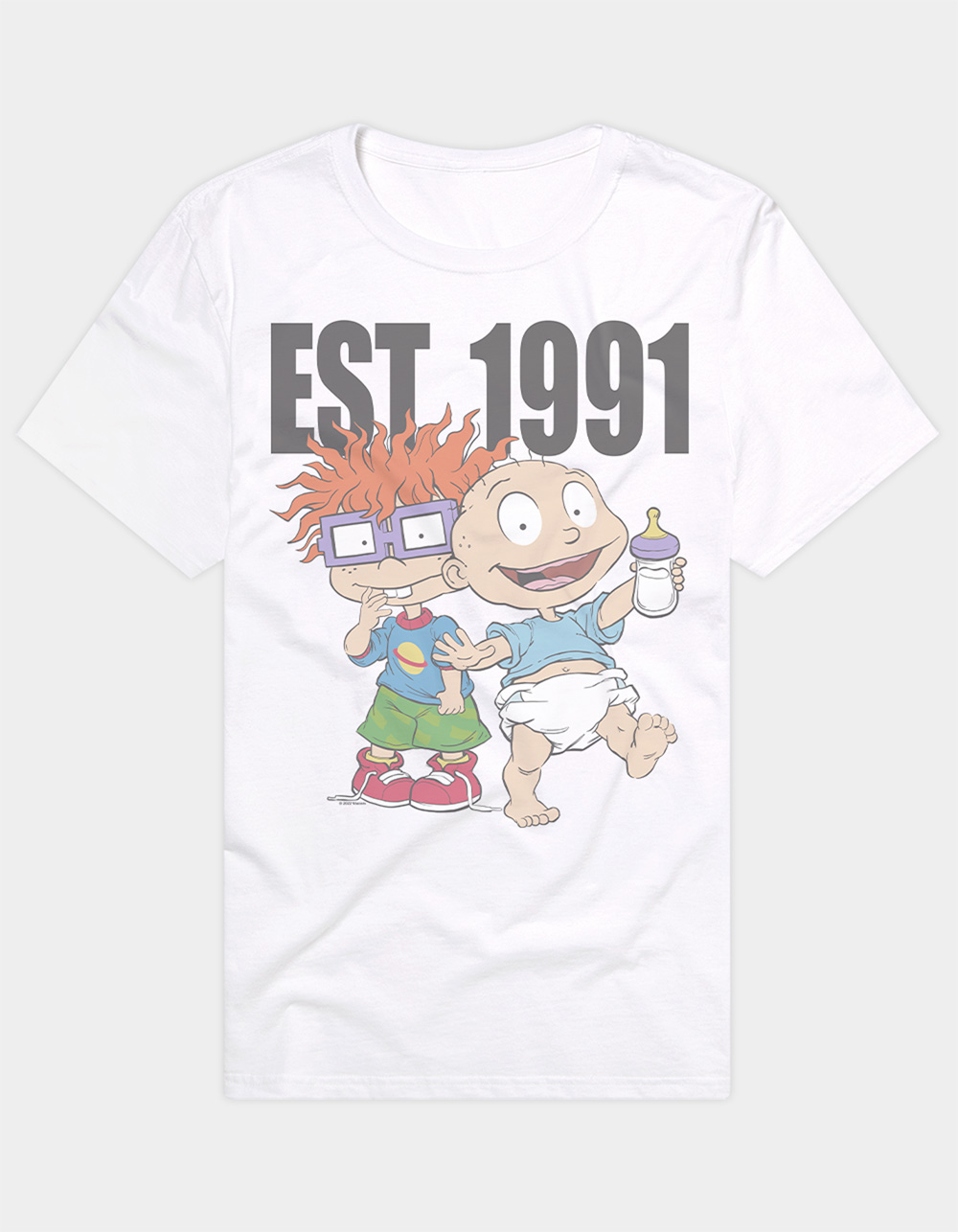 RUGRATS Tommy And Chuckie Mens Tee - WHITE