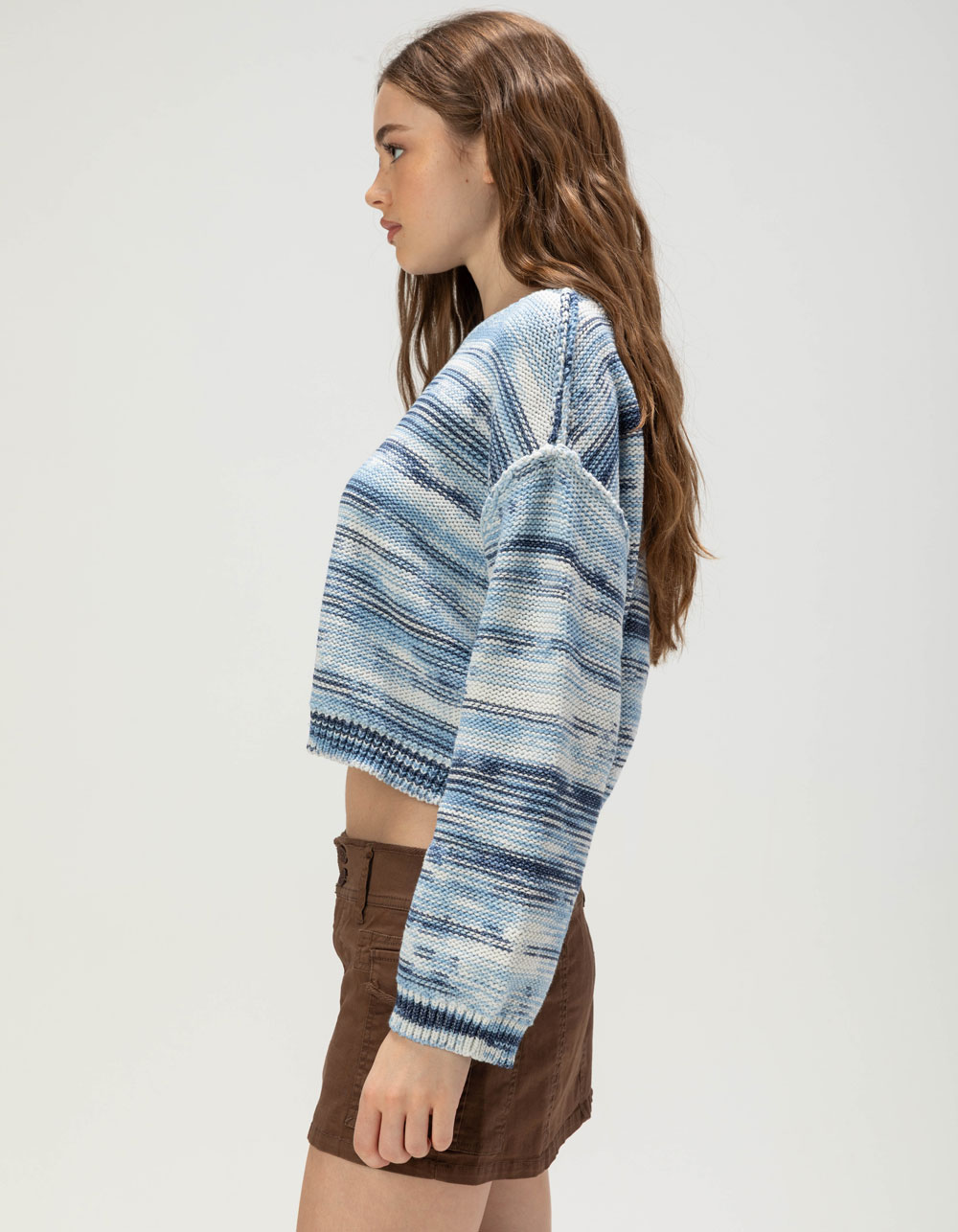 ROXY Swell Season Womens Sweater - BLUE COMBO