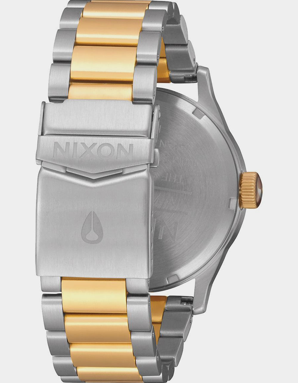 NIXON Sentry SS Silver & Gold Watch image number 2