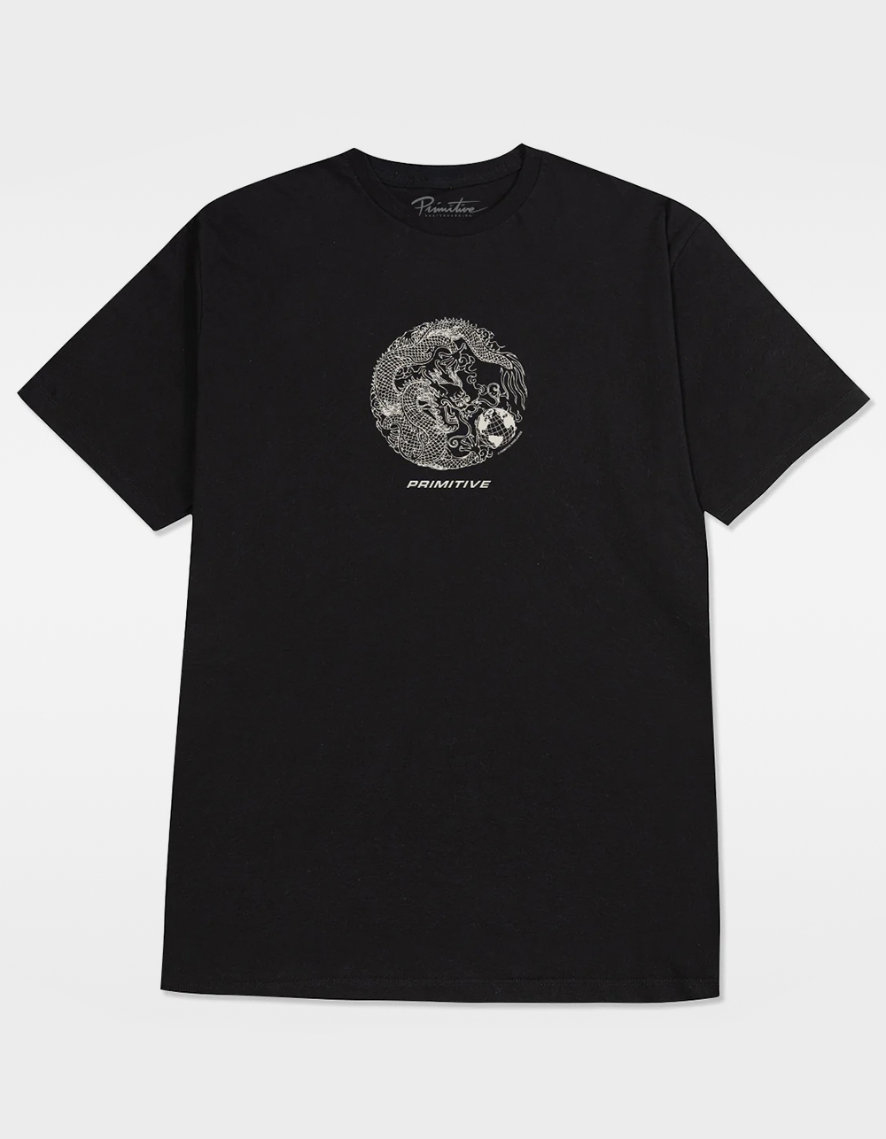 PRIMITIVE Drago Mens Heavyweight Boxy Tee - BLACK