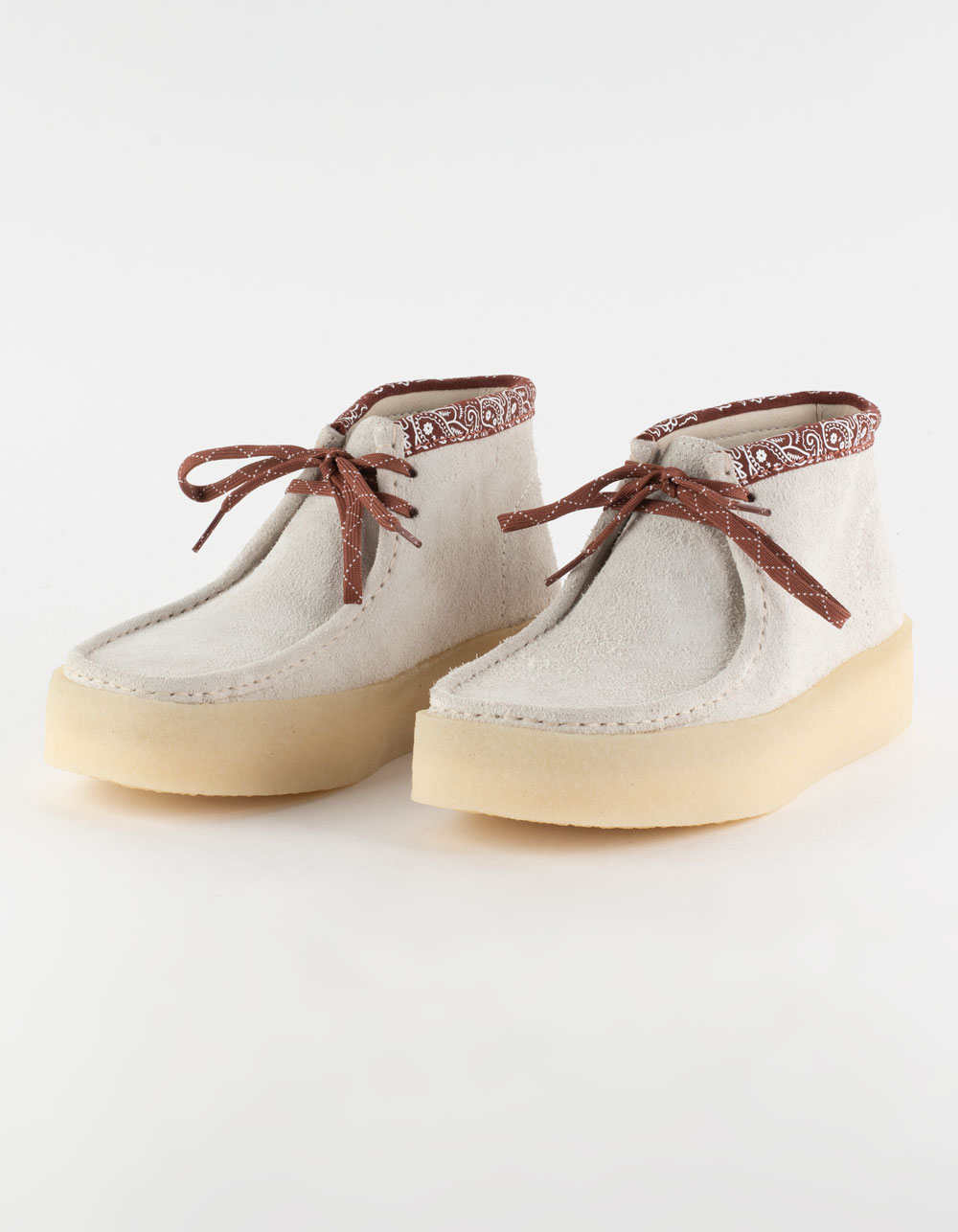 CLARKS Wallabee Cup Mens Boots - OFF WHITE | Tillys