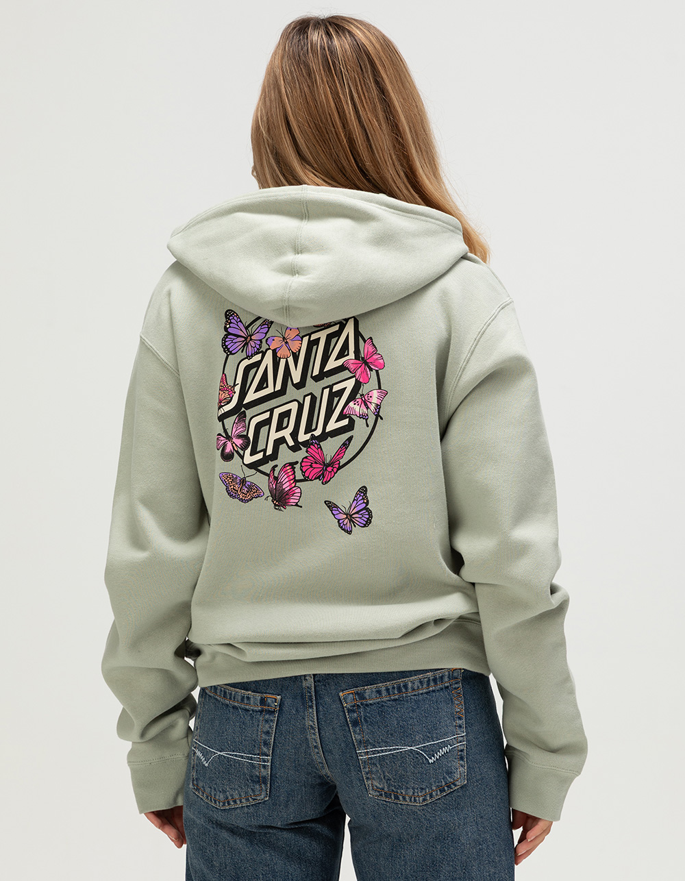 SANTA CRUZ Monarch Womens Hoodie - SAGE