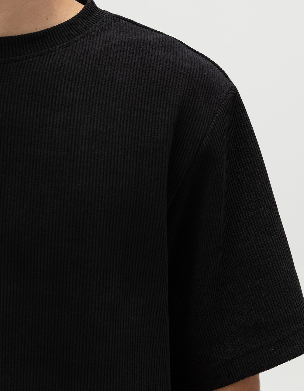 RSQ Mens Textured Tee - BLACK