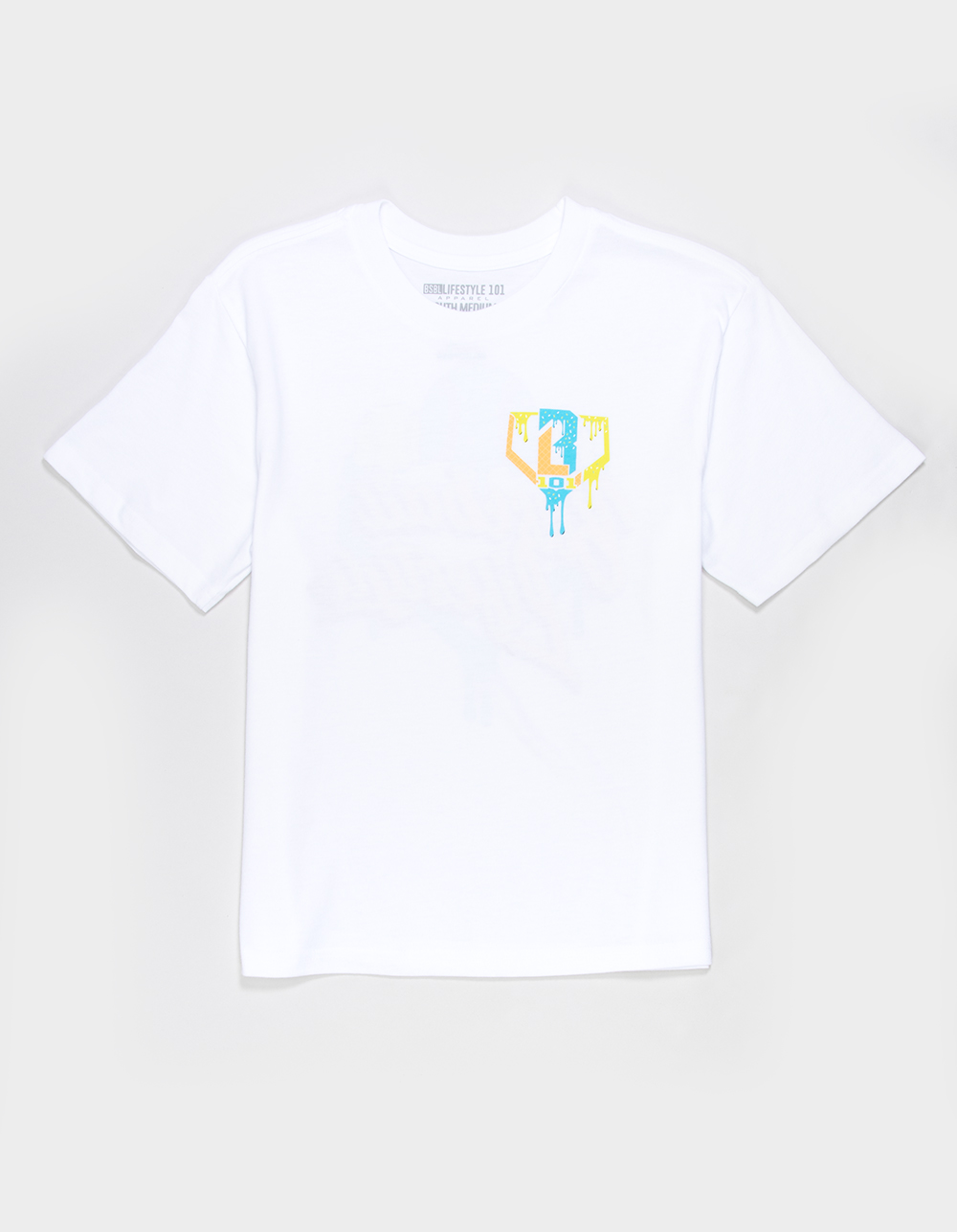 BASEBALL LIFESTLYE 101 Ice Cream Boys Tee - WHT/BLUE