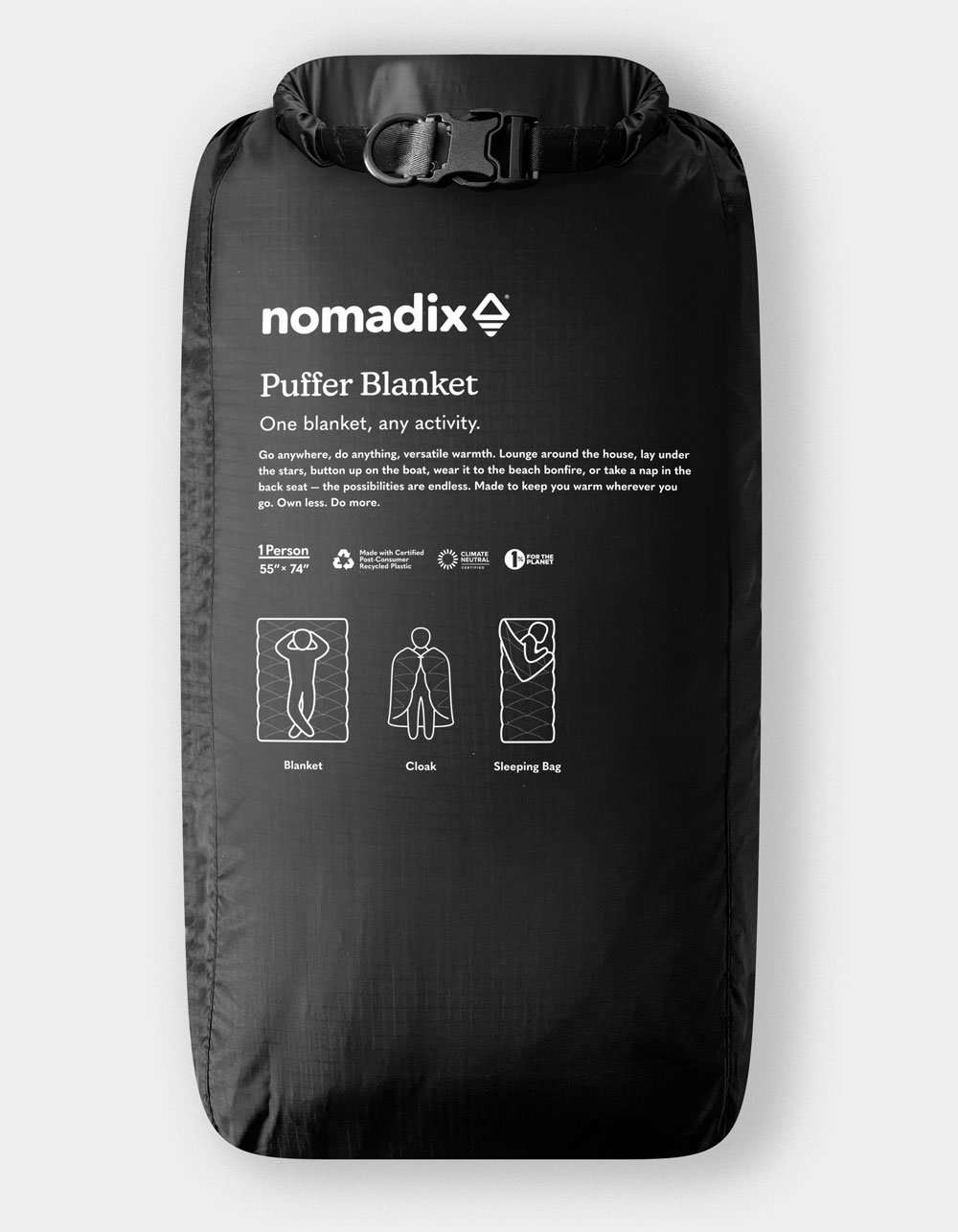 NOMADIX Stripes Retro Puffer Blanket MULTI Tillys