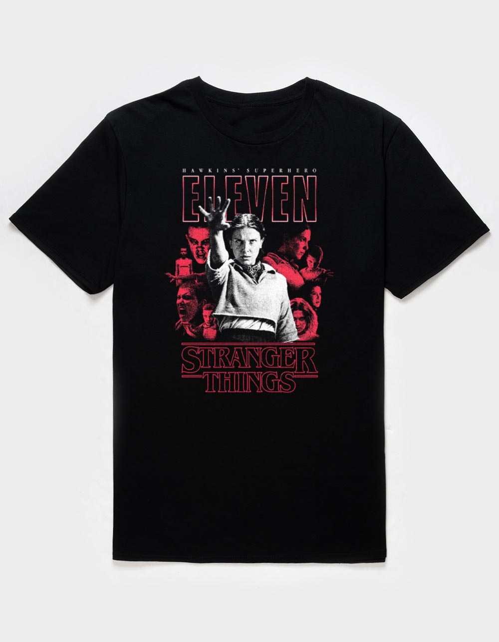 STRANGER THINGS Eleven Power Unisex Tee - BLACK