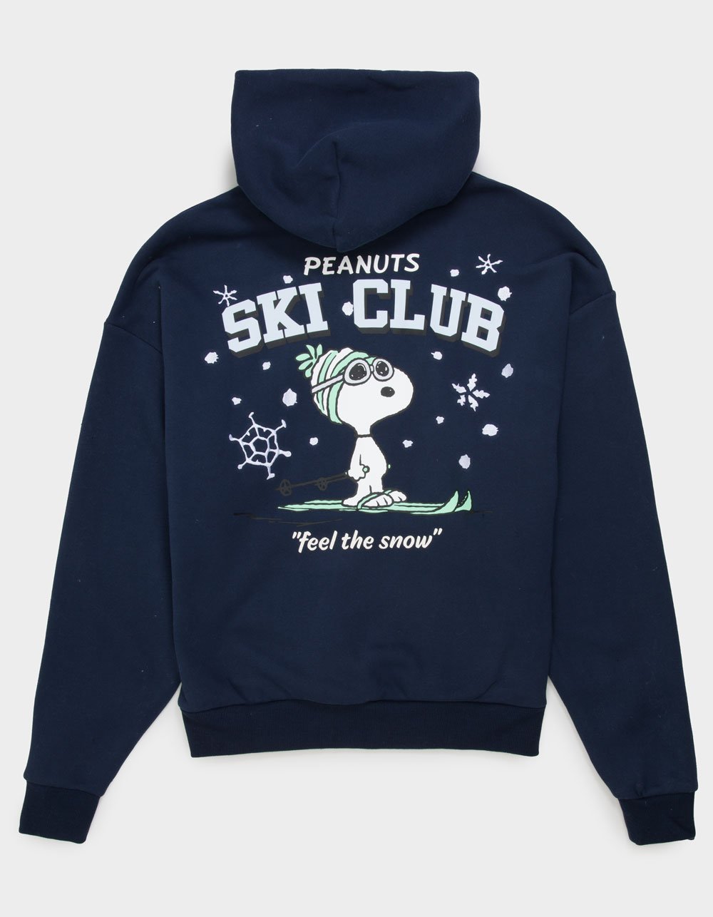 RSQ x Peanuts Snoopy Ski Club Mens Hoodie - NAVY