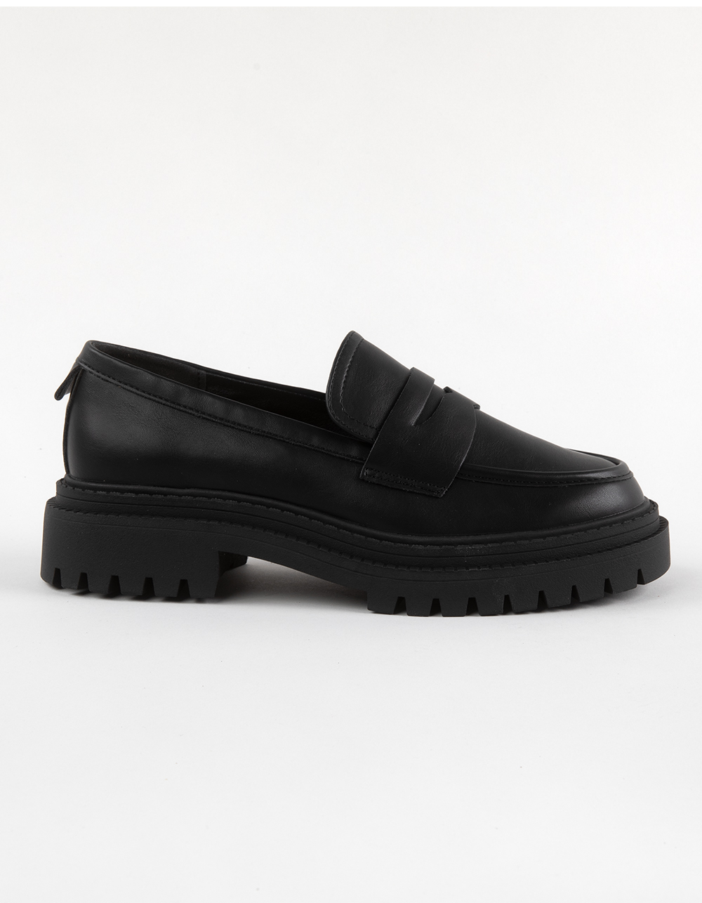 MIA Henrik Womens Platform Loafers - BLACK