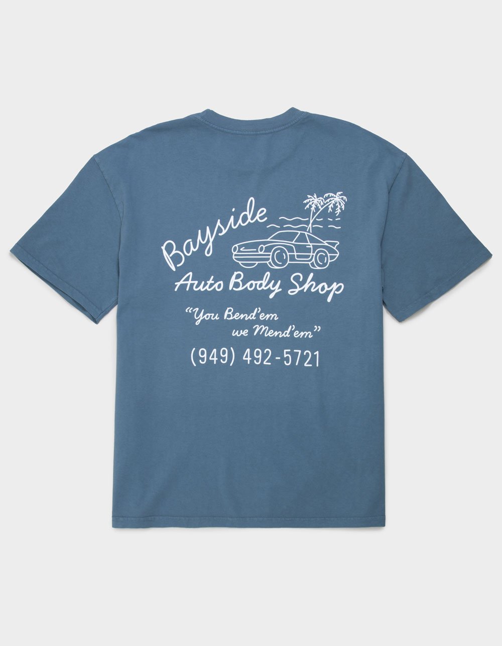 LOST Bayside Mens Boxy Tee - BLUE