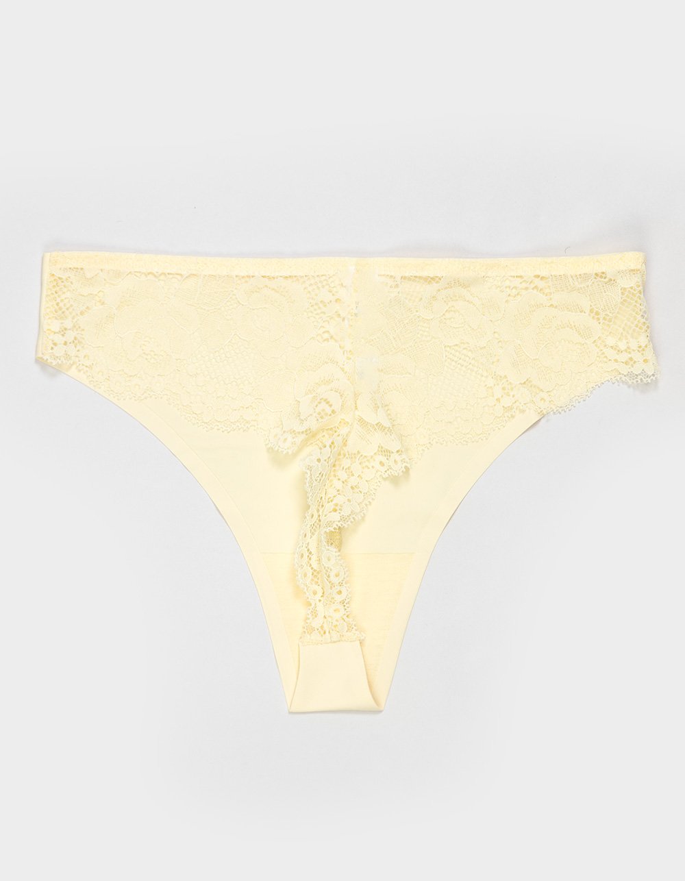 FULL TILT Lace Thong - YELLOW