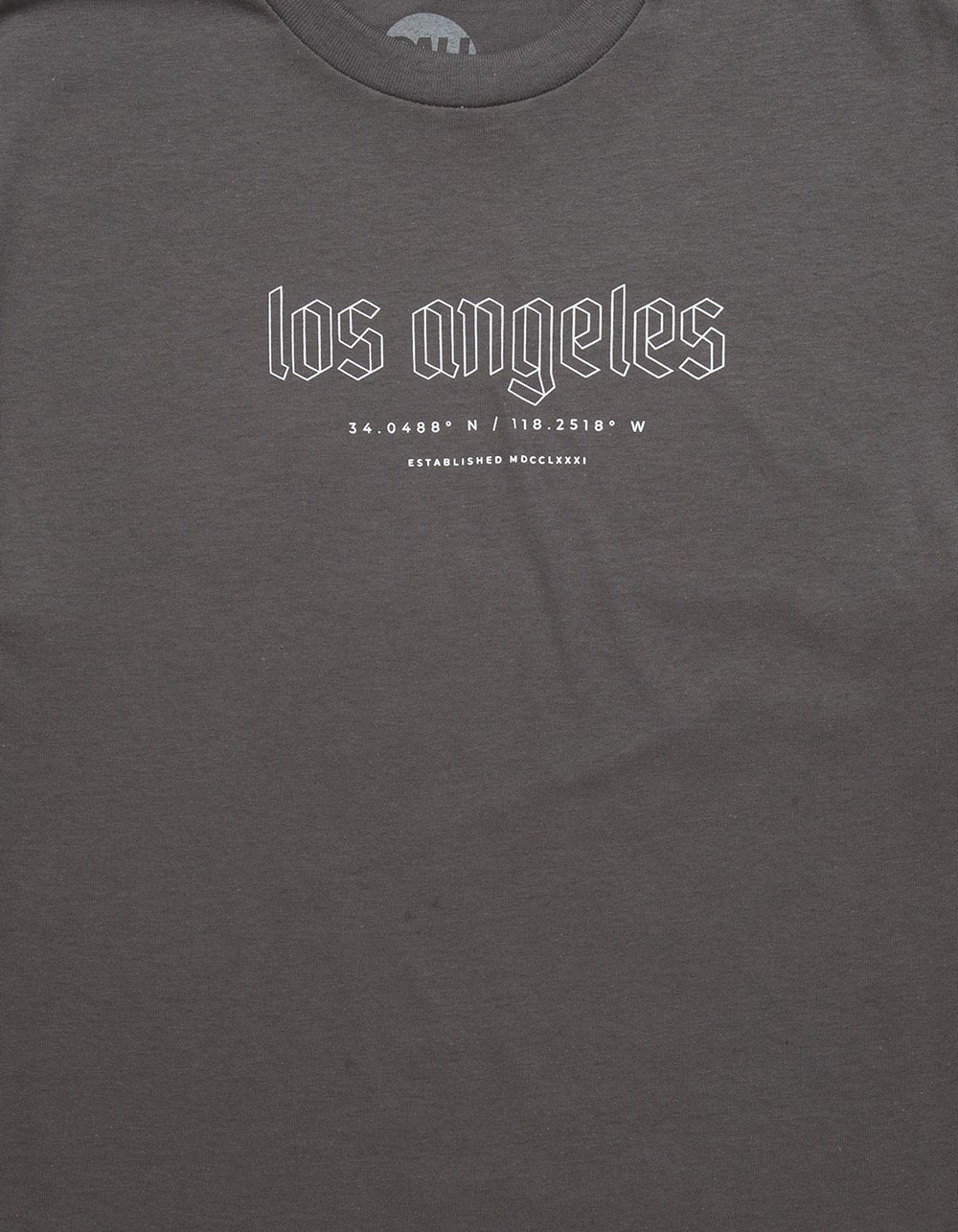 AT ALL Los Angeles Mens Tee - CHARCOAL