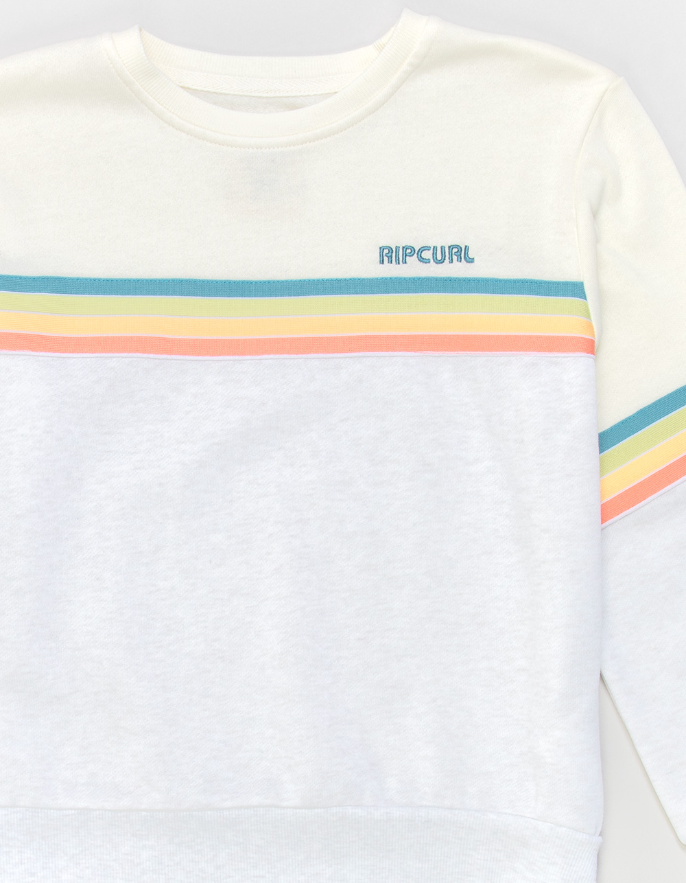 RIP CURL Surf Revival Girls Crewneck Sweatshirt - HEATHER GRAY