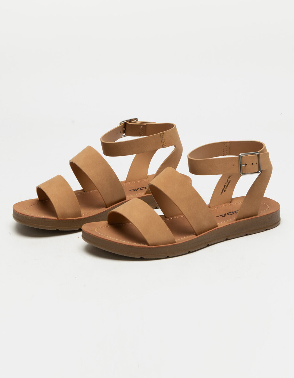 SODA Banded Ankle Strap Womens Tan Sandals - TAN | Tillys