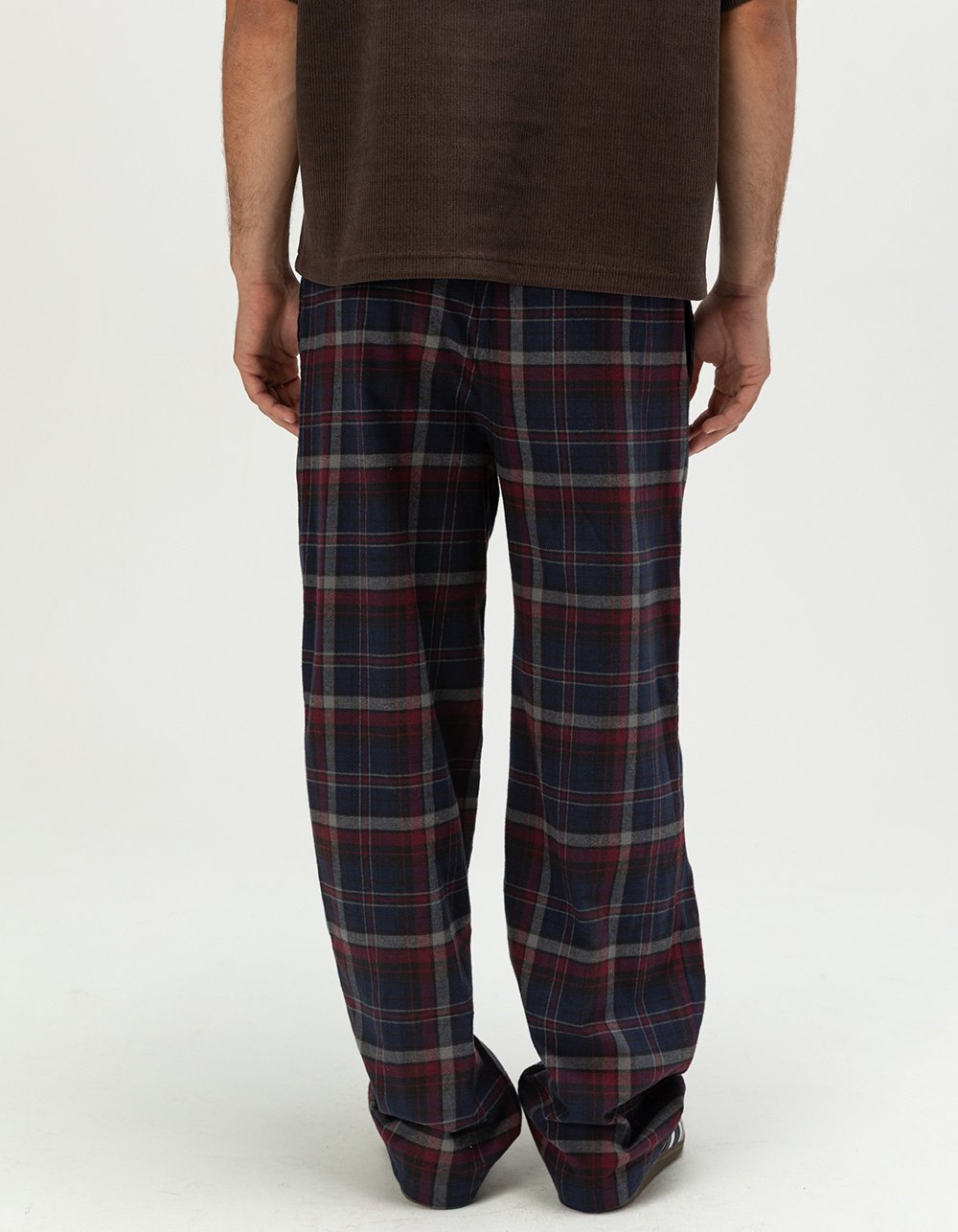 RSQ Mens Pajama Pants - BURGUNDY COMBO
