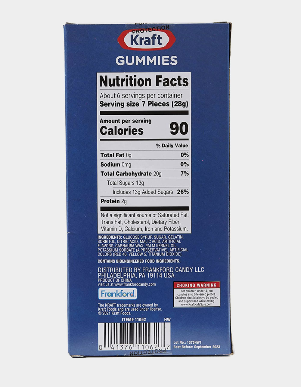 KRAFT Macaroni & Cheese Gummy Candy MULTI Tillys