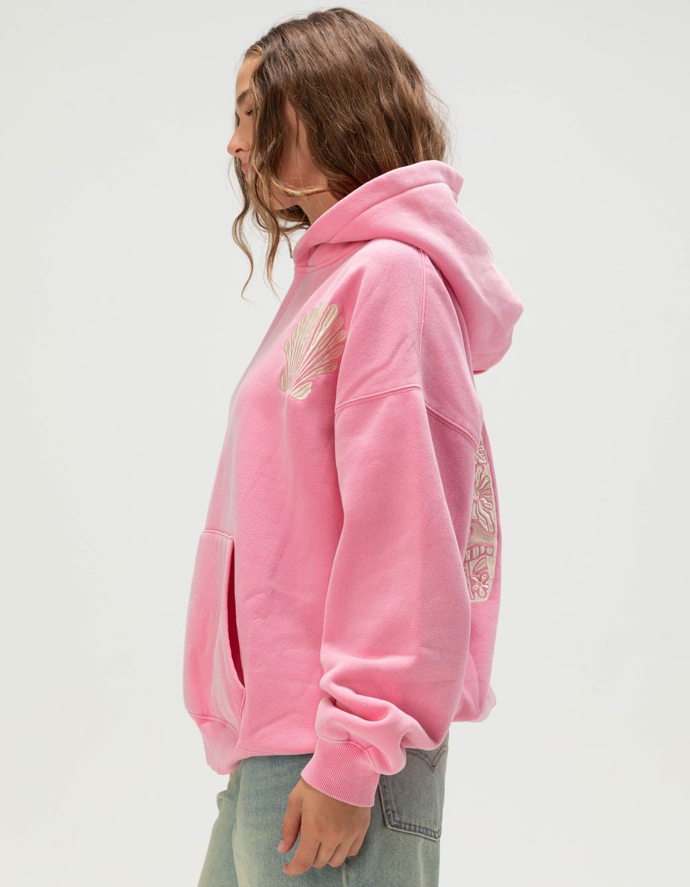MALIBU SKYYE Sunny Surf Womens Hoodie - PINK