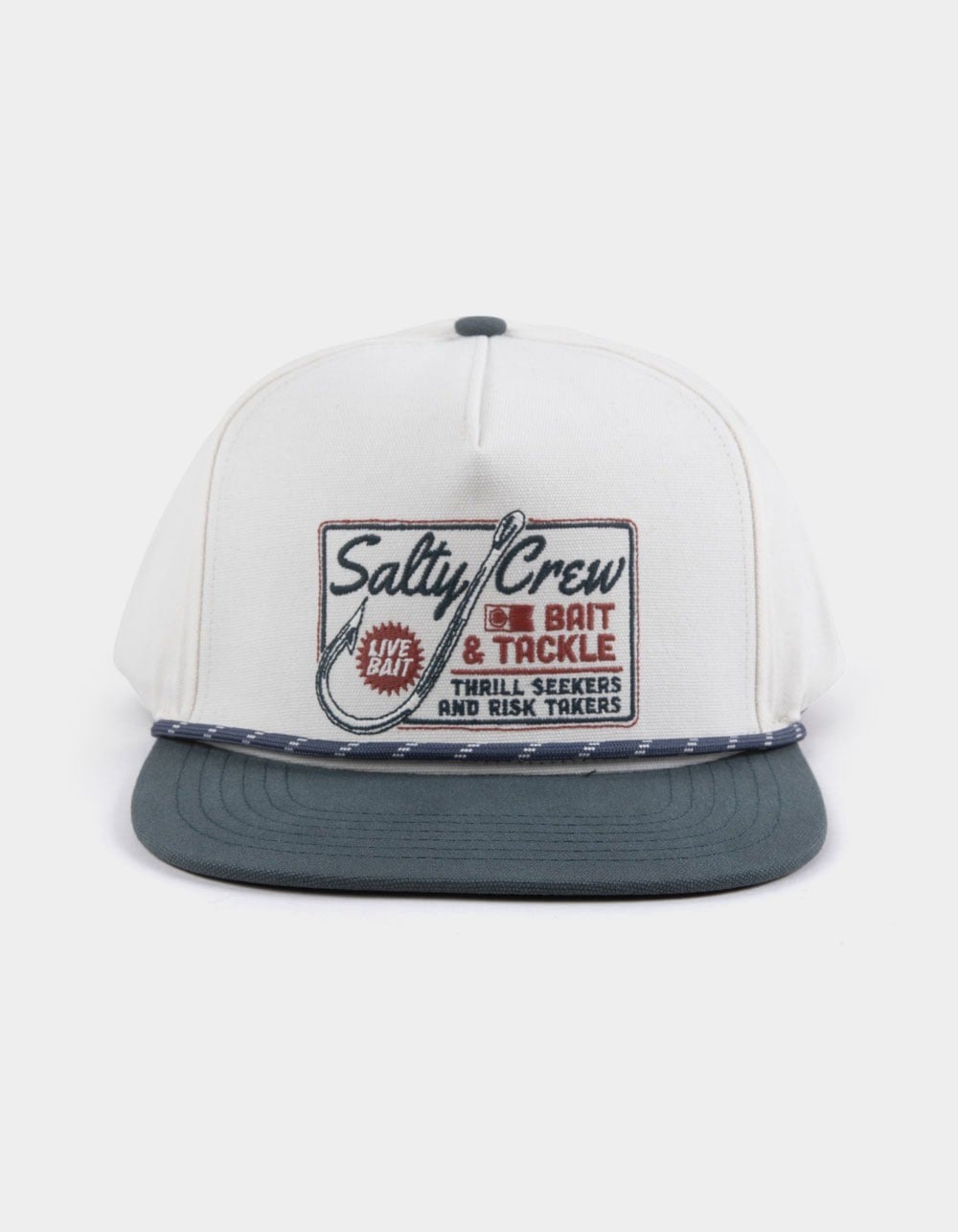 SALTY CREW Hooked Up Snapback Hat - Cream Combo