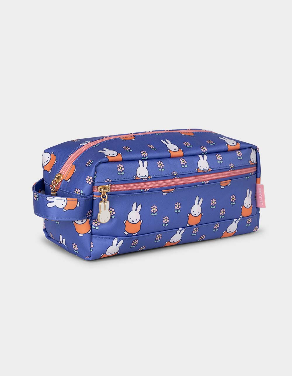 JUJUBE x Miffy Flower Fields Be Dapper Toiletry Cosmetic Pouch - ROYAL